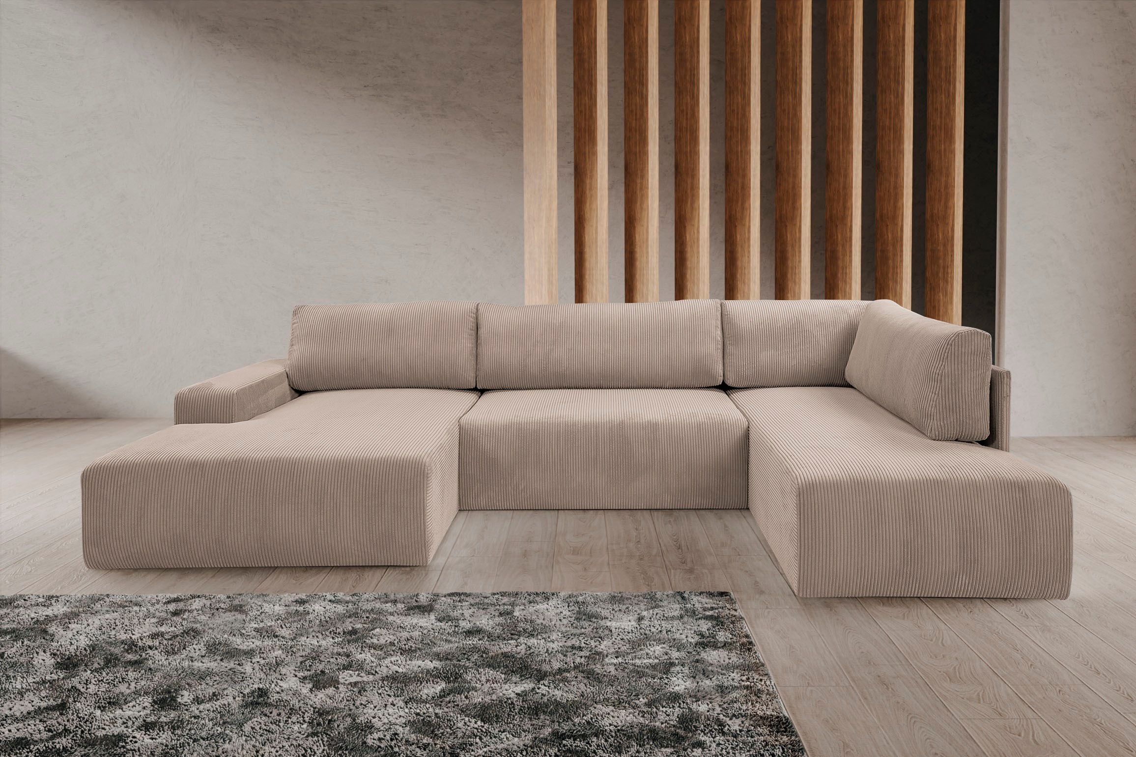 WERK2 Sofa »Hugo-U U-Form« Design sofa in Co...