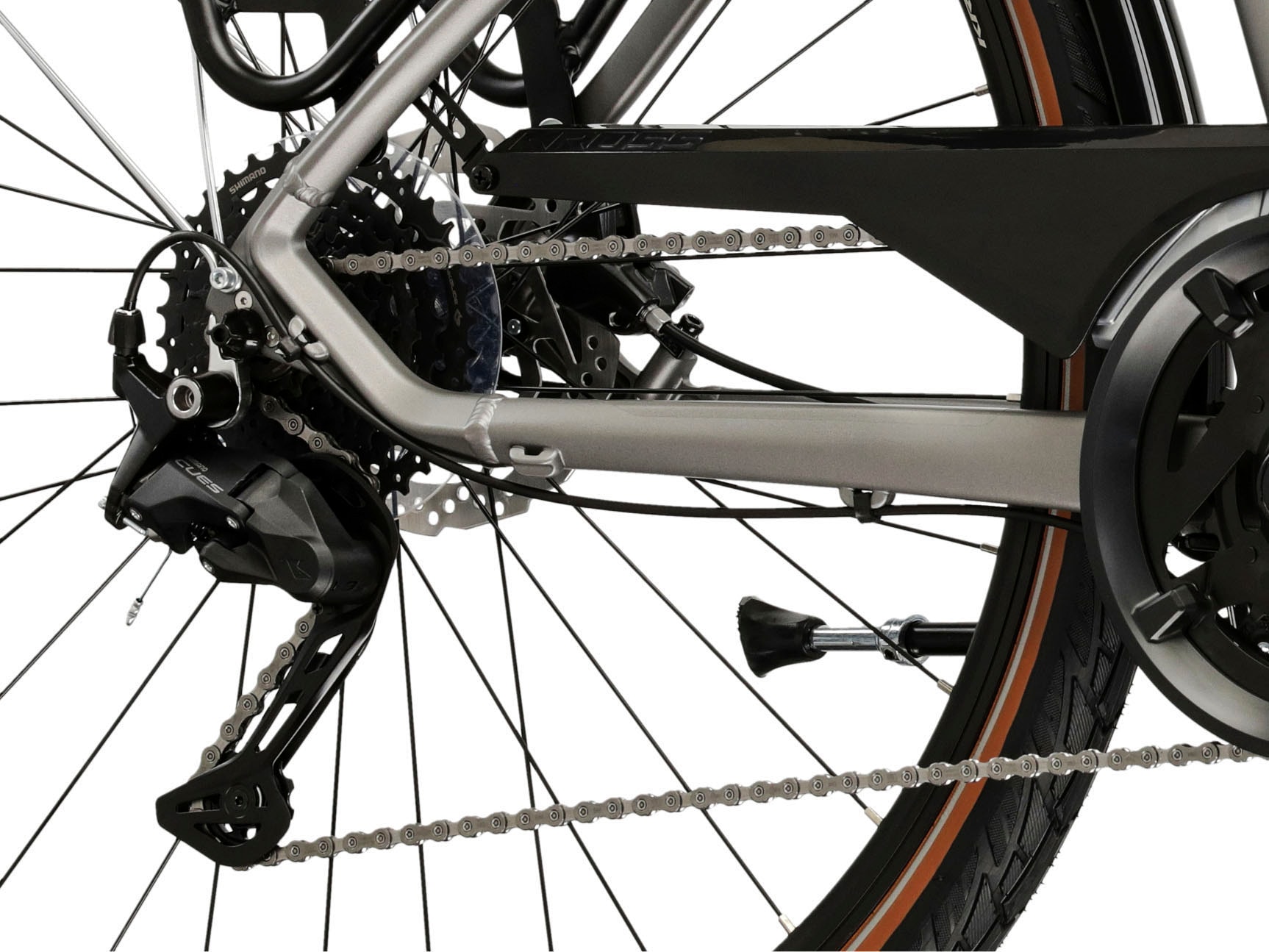 Kross Trekkingrad »KROSS Trekkingrad 28" Trans 5.0 ULT.RA silver 18 Gänge« 18 Gang Shimano CUES U3020 Schaltwerk Kettenschaltung