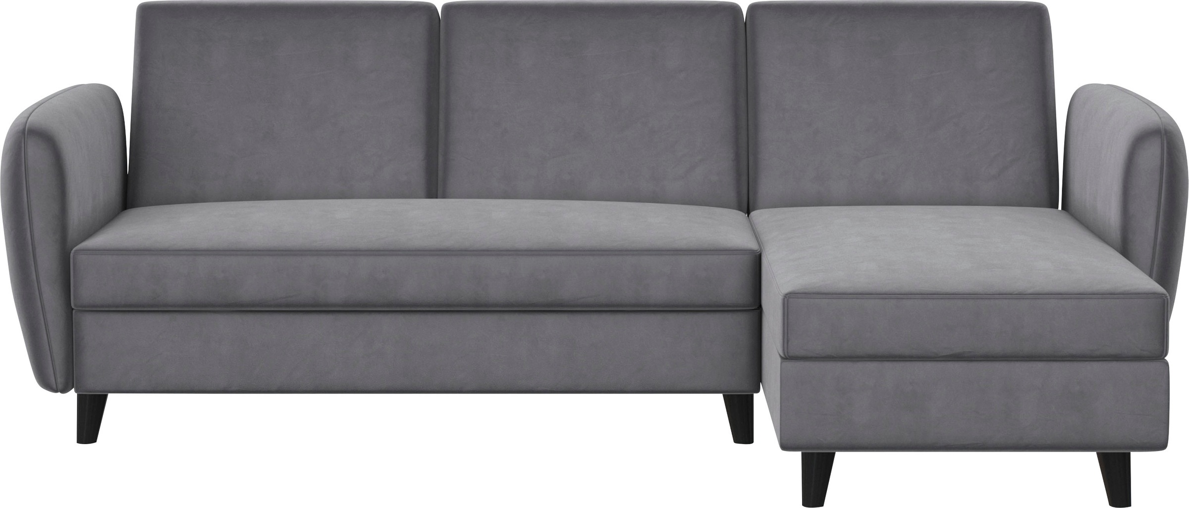 Dorel Home Ecksofa »Perry, L-Form,«, Rückenlehne, verschiedene Farbvarianten, Sitzhöhe 43 cm, Breite 219 cm