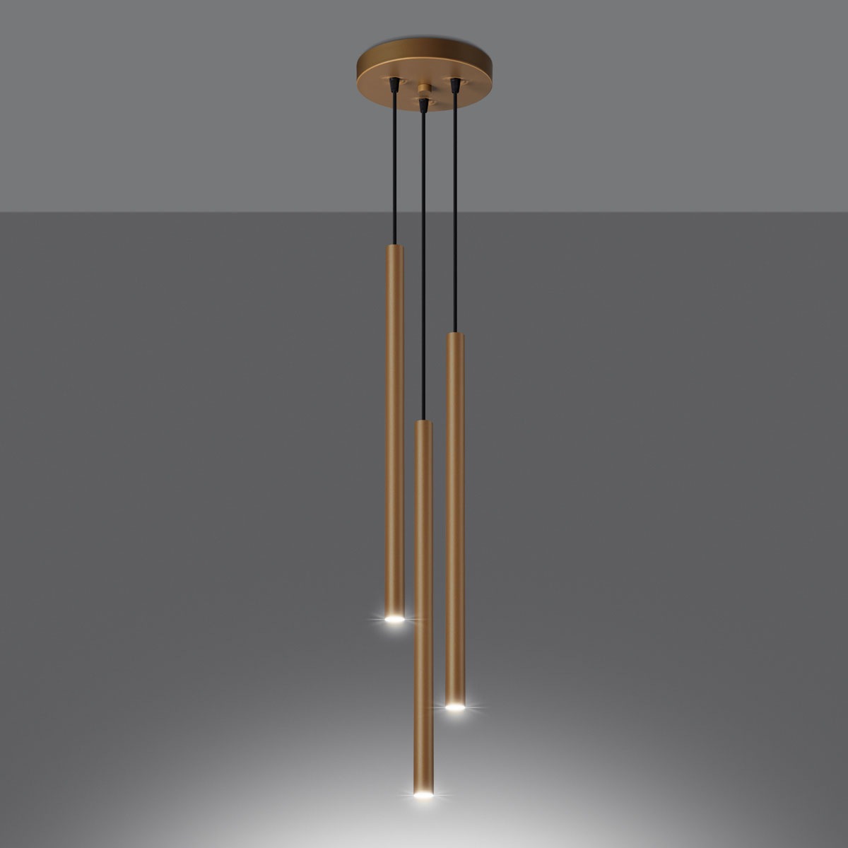 SOLLUX lighting Hängeleuchte »PASTELO«, 3 flammig, Leuchtmittel G9 | ohne Leuchtmittel, leuchtet nieder