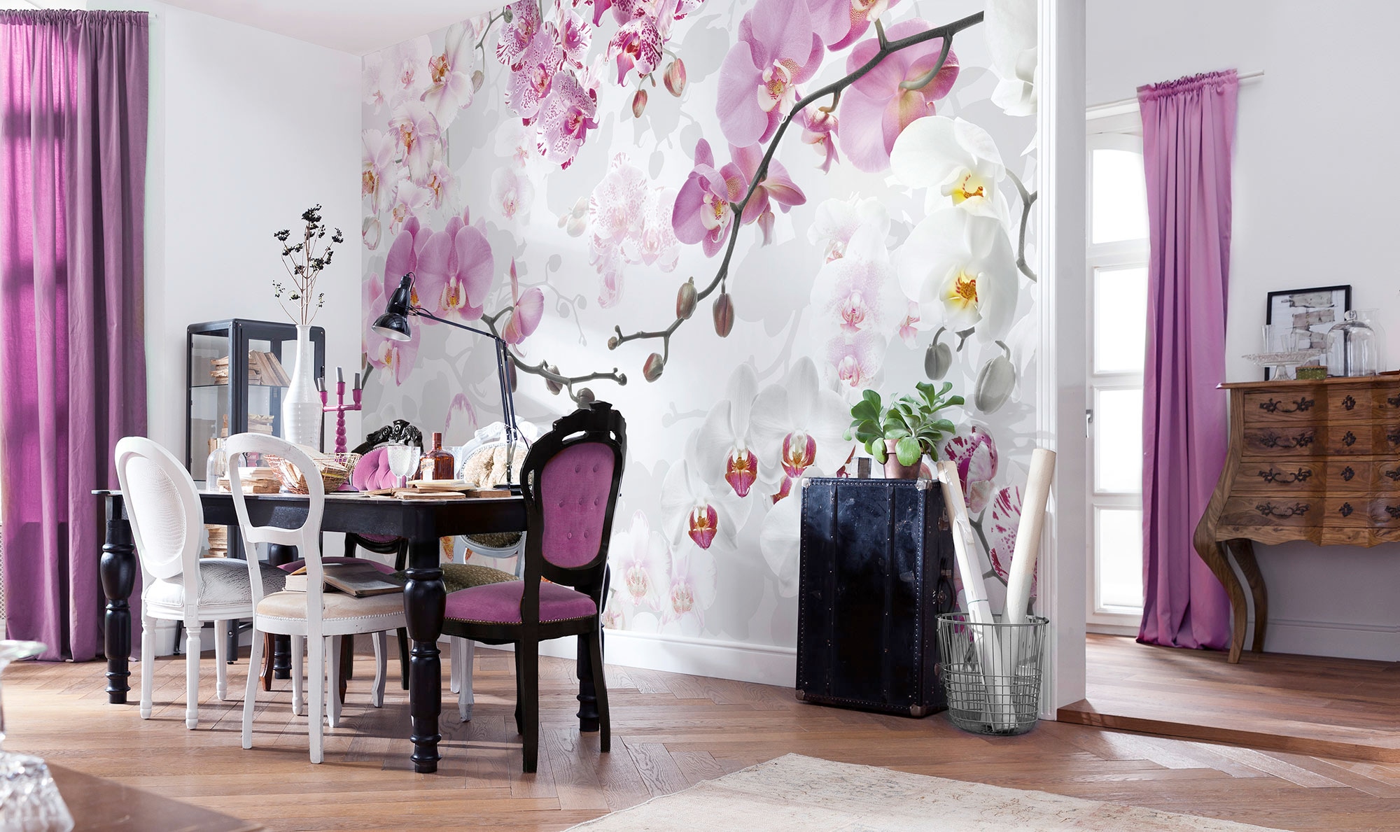 Komar "Allure" bedruckt glatt 400 x 260 cm (Breite x Höhe) - Tapete, Vlies, günstig online kaufen