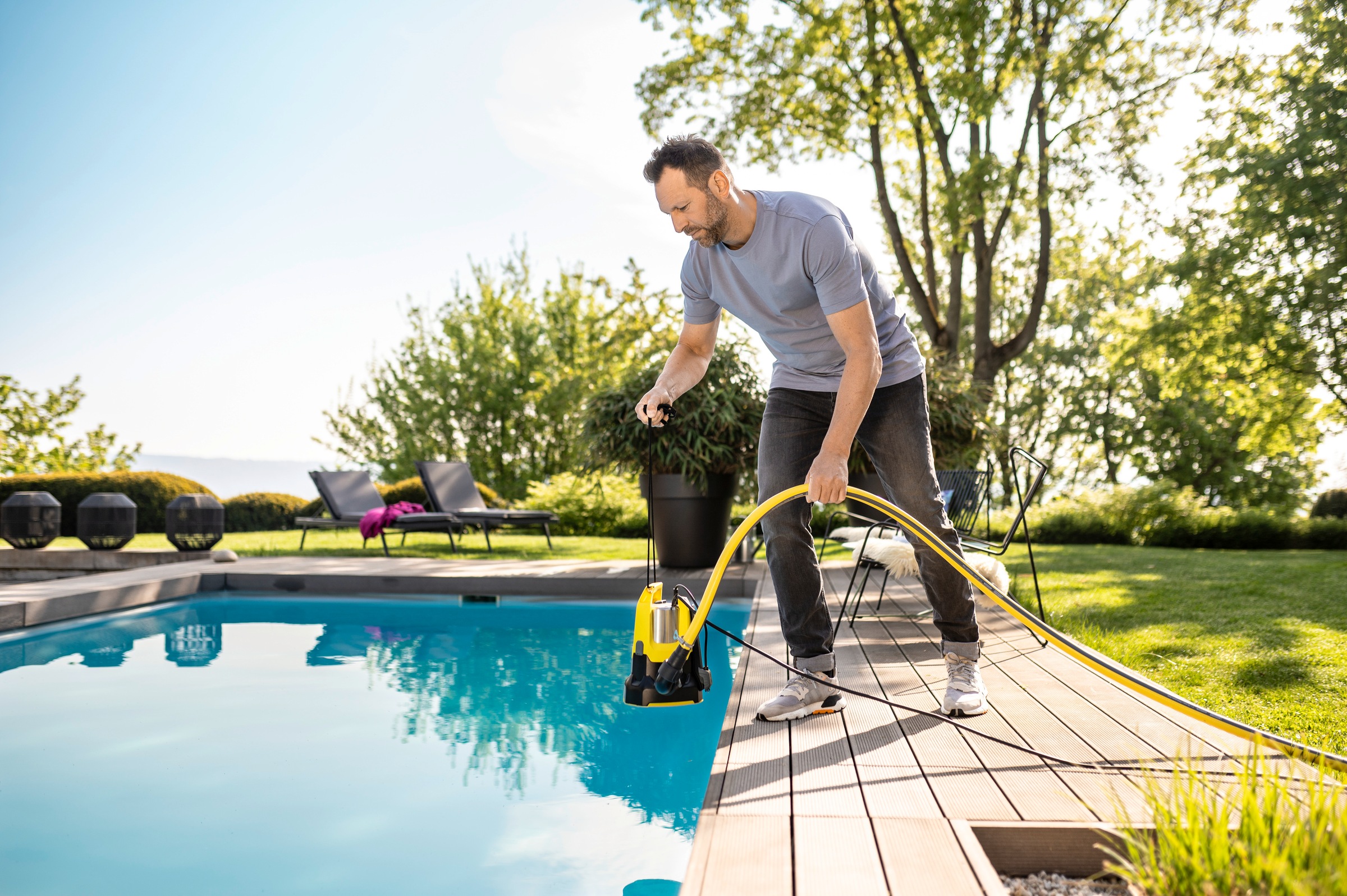 KÄRCHER Tauchpumpe »SP 17.000 FLAT LEVEL SENSOR«, flachsaugende Tauchpumpe für Schmutzwasser