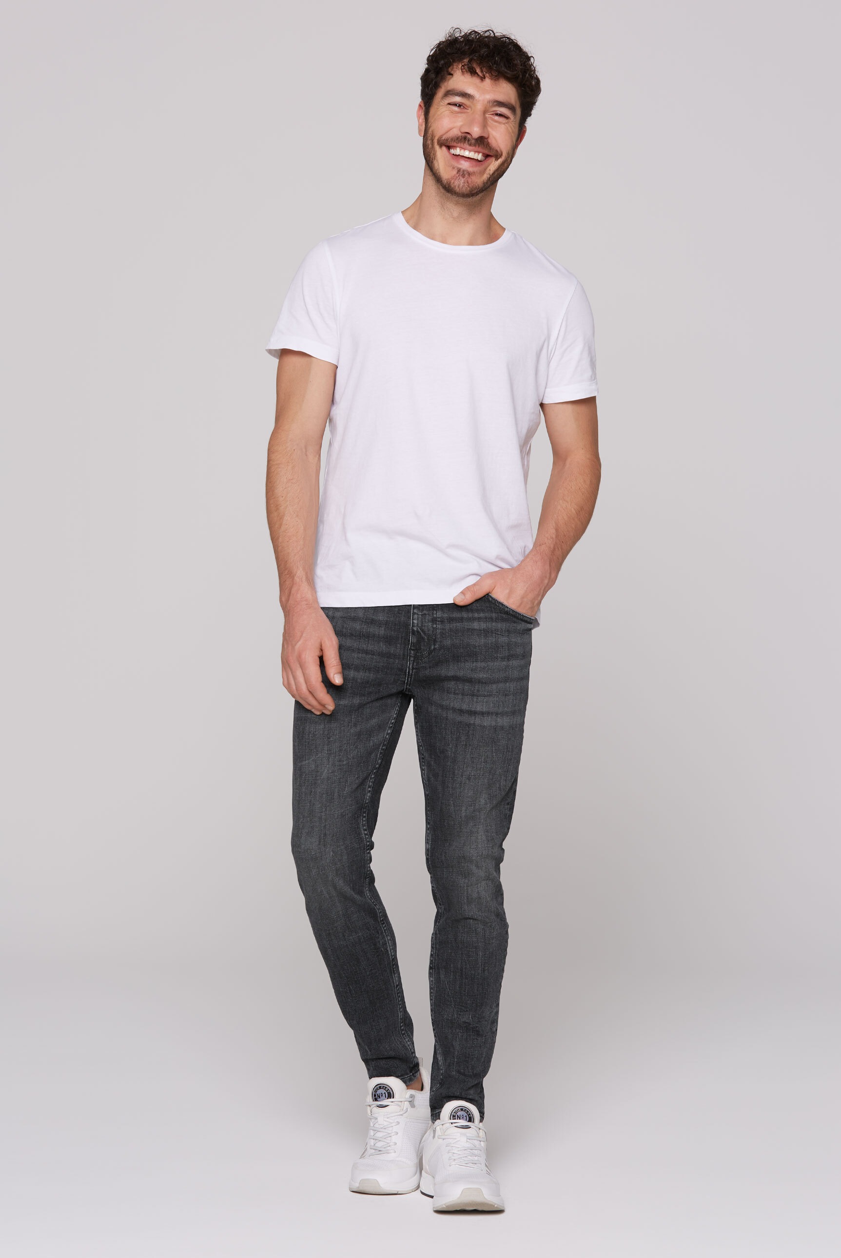CAMP DAVID Slim-fit-Jeans, mit zwei Leibhöhen