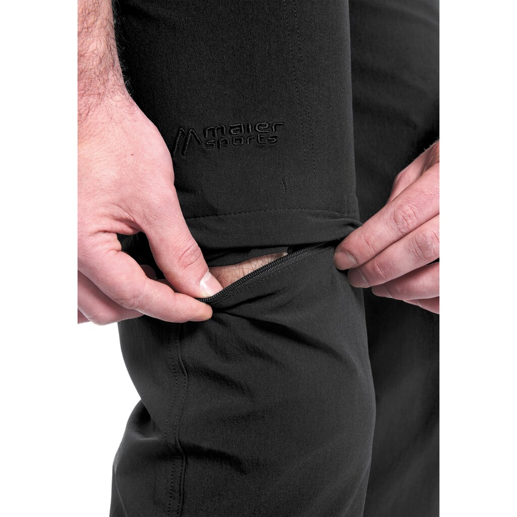 Maier Sports Funktionshose »Torid slim zip«, Schmal geschnittene Outdoorhose mit Zipp-Off