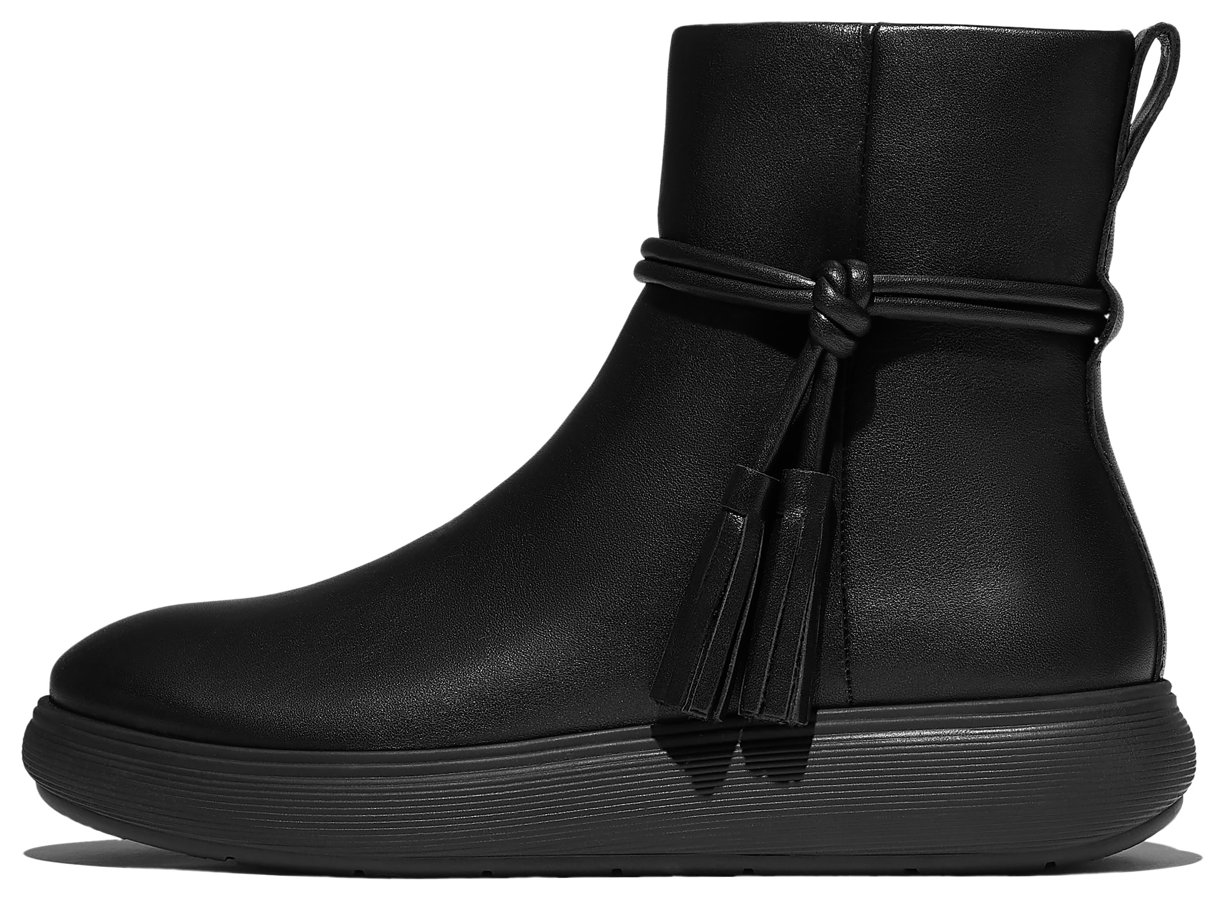 Fitflop Plateaustiefelette "iQ-COMFF TASSEL", Boots, Chunky Boot mit Platea günstig online kaufen