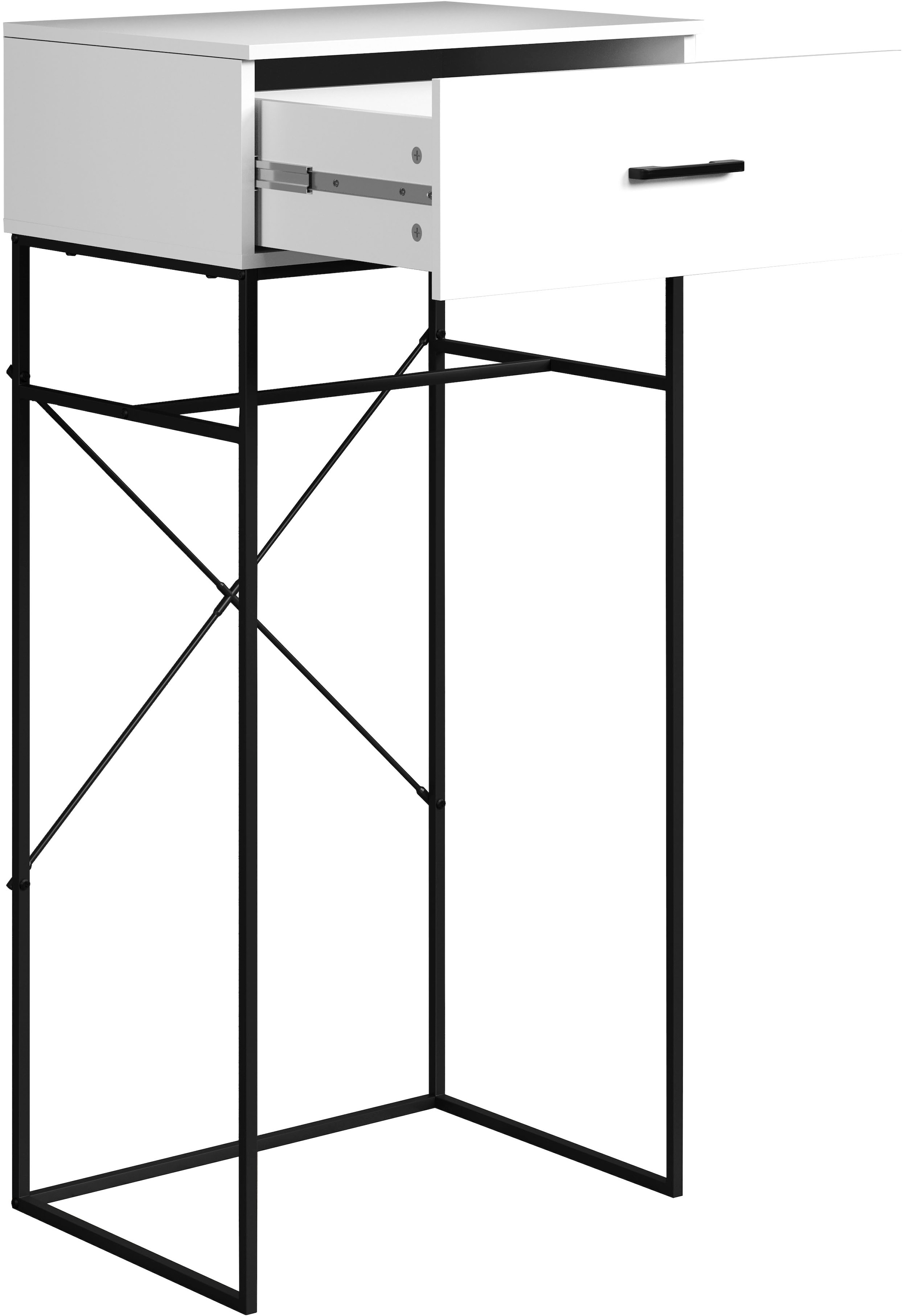 Home affaire Beistelltisch »Sterling« 1 Stk. tlg. Konsolentisch mit 1 Schublade - (B/T/H) 60/48/132 cm