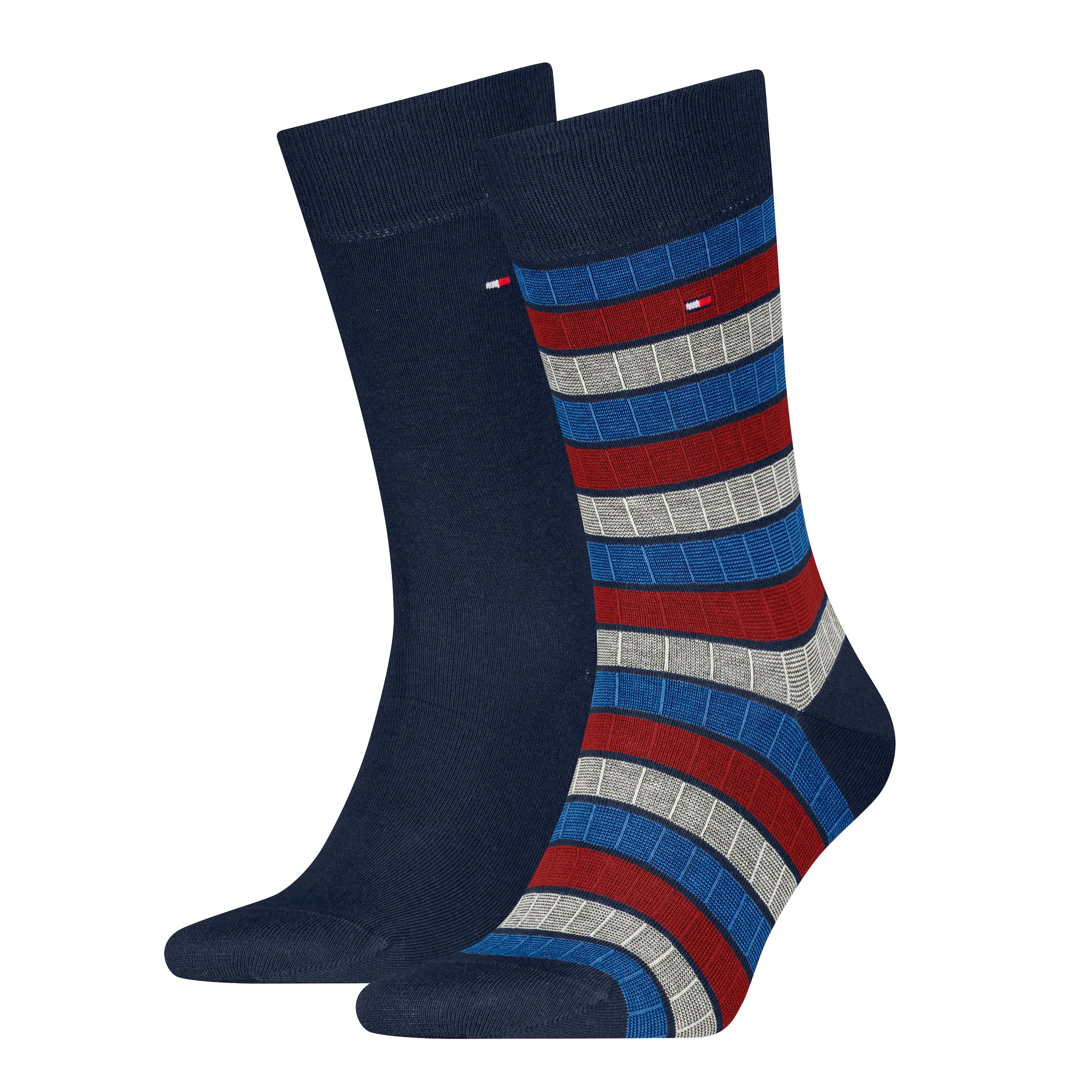 Tommy Hilfiger Socken "TH MEN SOCK 2P ONE ROW COLORBLOCK", (2 Paar), mit fa günstig online kaufen