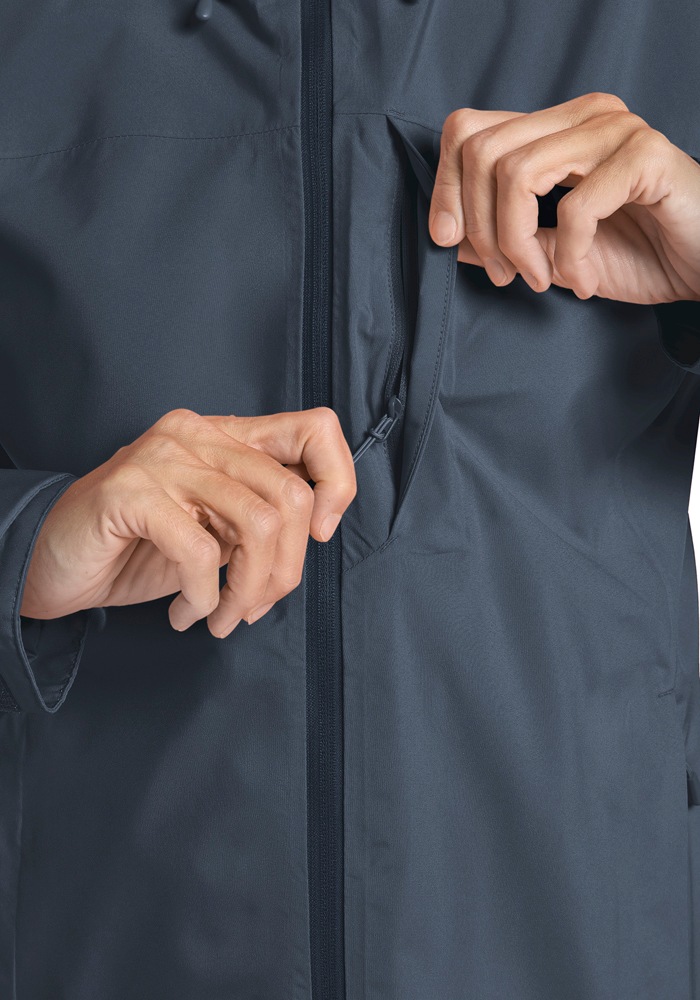 Jack Wolfskin Funktionsjacke »TEMPEST 2L JKT W«, mit Kapuze