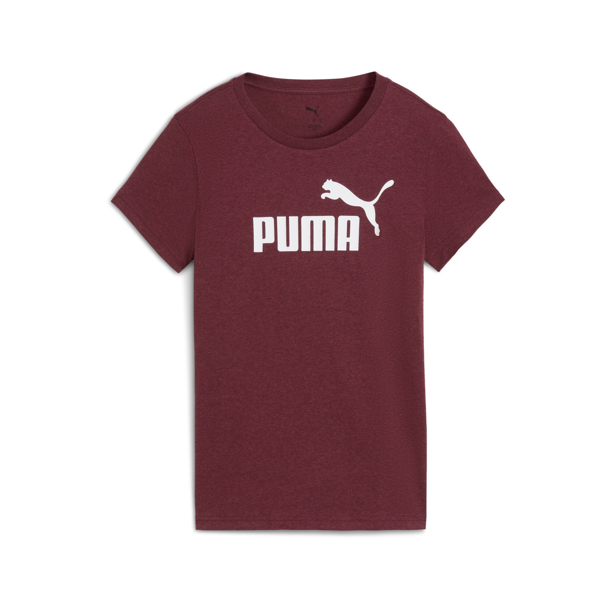 PUMA T-Shirt "ESS NO. 1 LOGO HEATHER TEE" reguläre Passform, Kurzarmdesign, günstig online kaufen