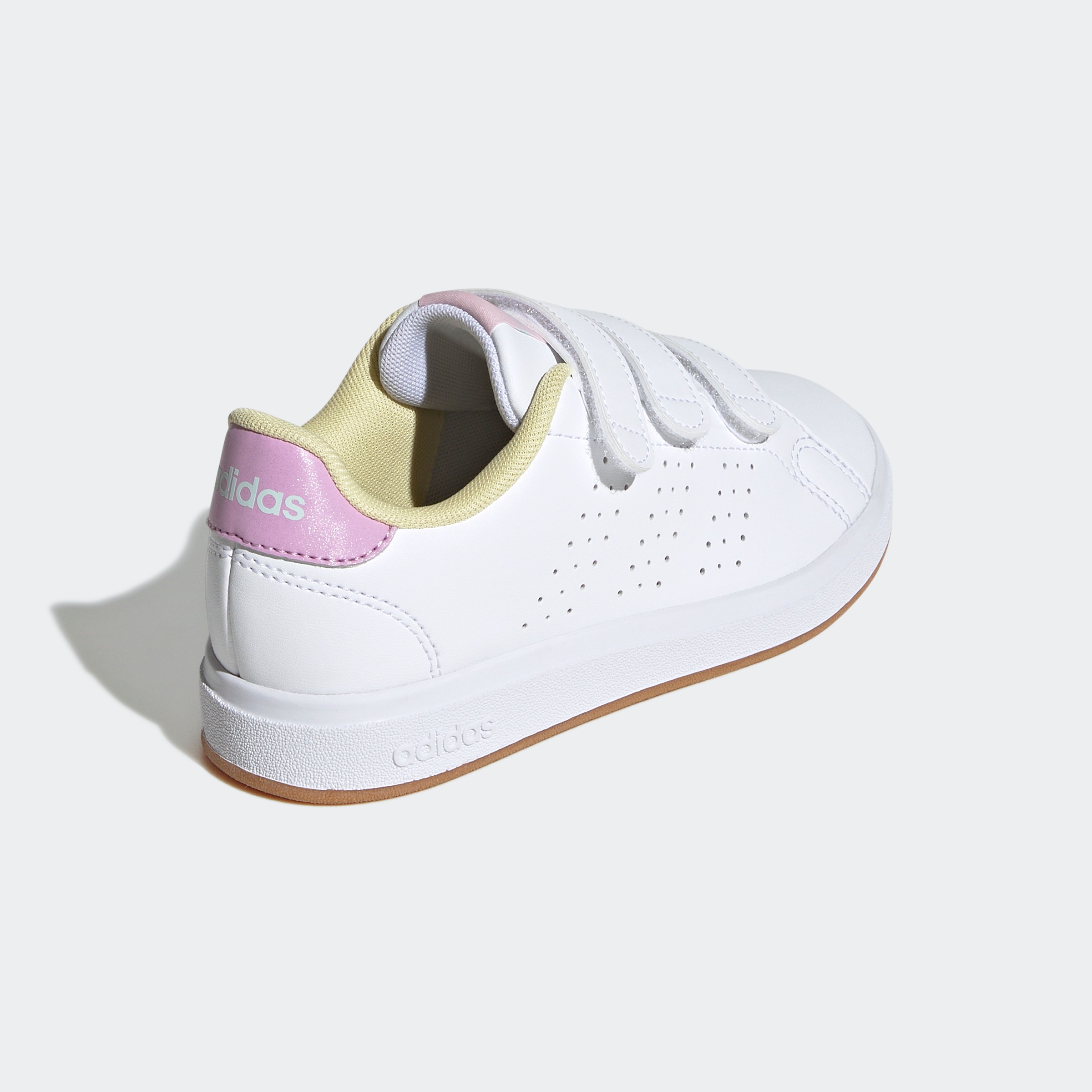 adidas Sportswear Klettschuh »ADVANTAGE BASE 2.0 KIDS«, Design auf den Spuren des adidas Stan Smith