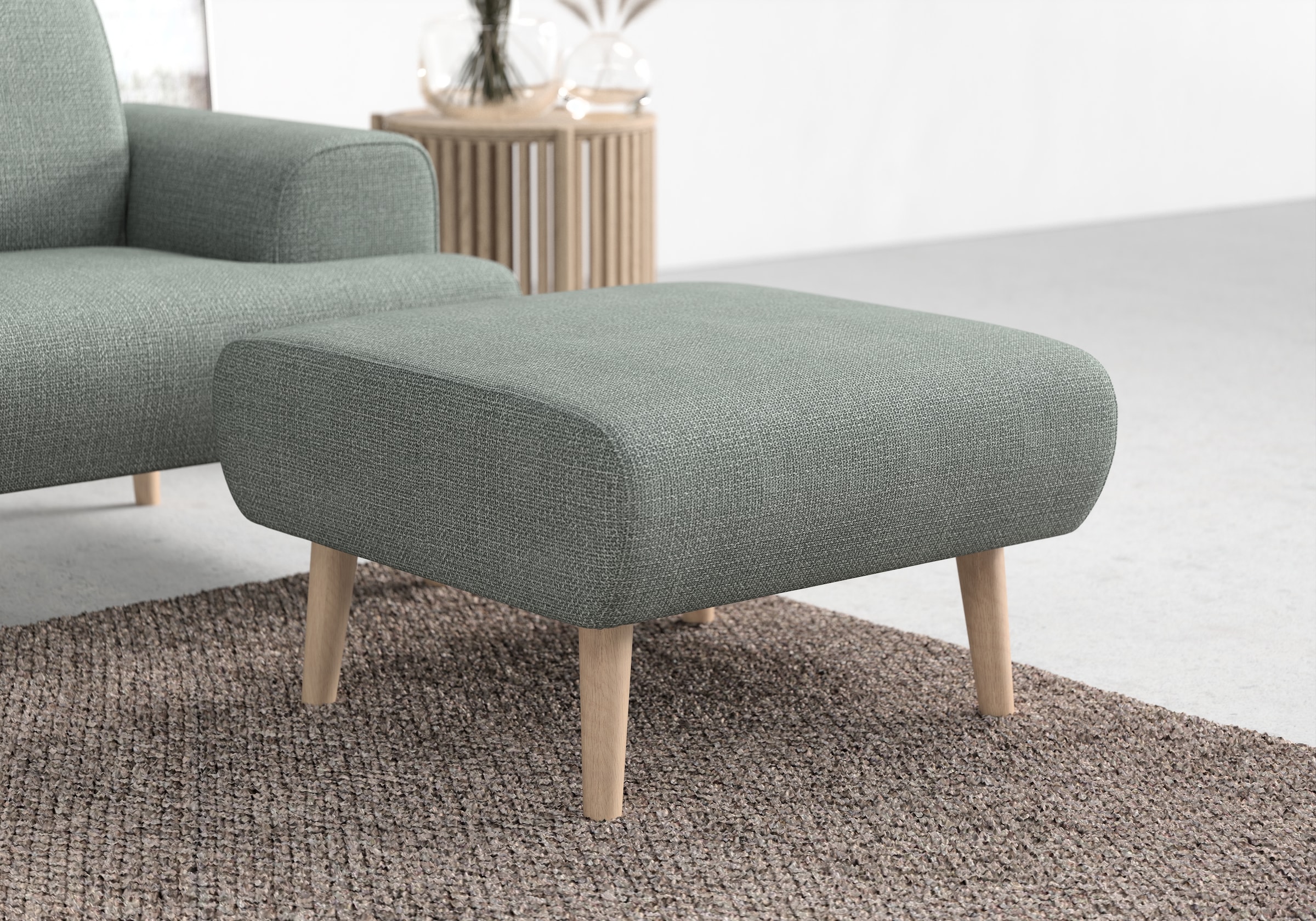 andas Polsterhocker »Swift«, passend zur Serie "Swift", B/T/H: 75/68/44 cm