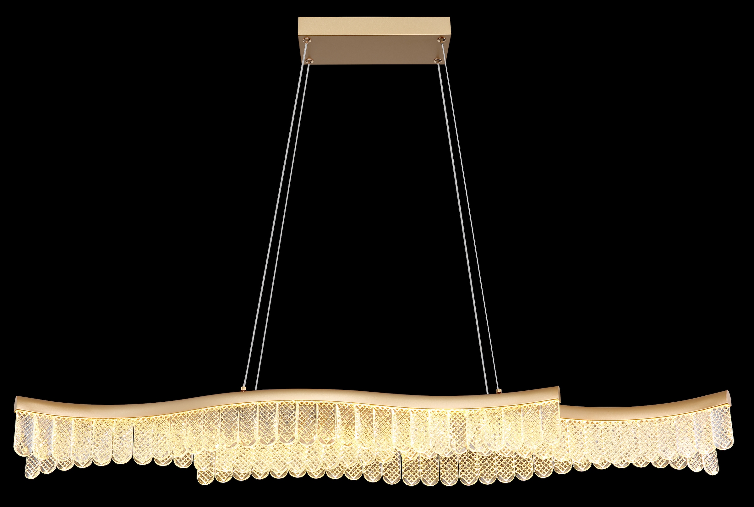 GLOBO LIGHTING LED Pendelleuchte »JULIET«, Leuchtmittel LED-Modul | LED fest integriert, Hängelampe/Hängeleuchte/Wohnzimmer/Esstisch/elegant