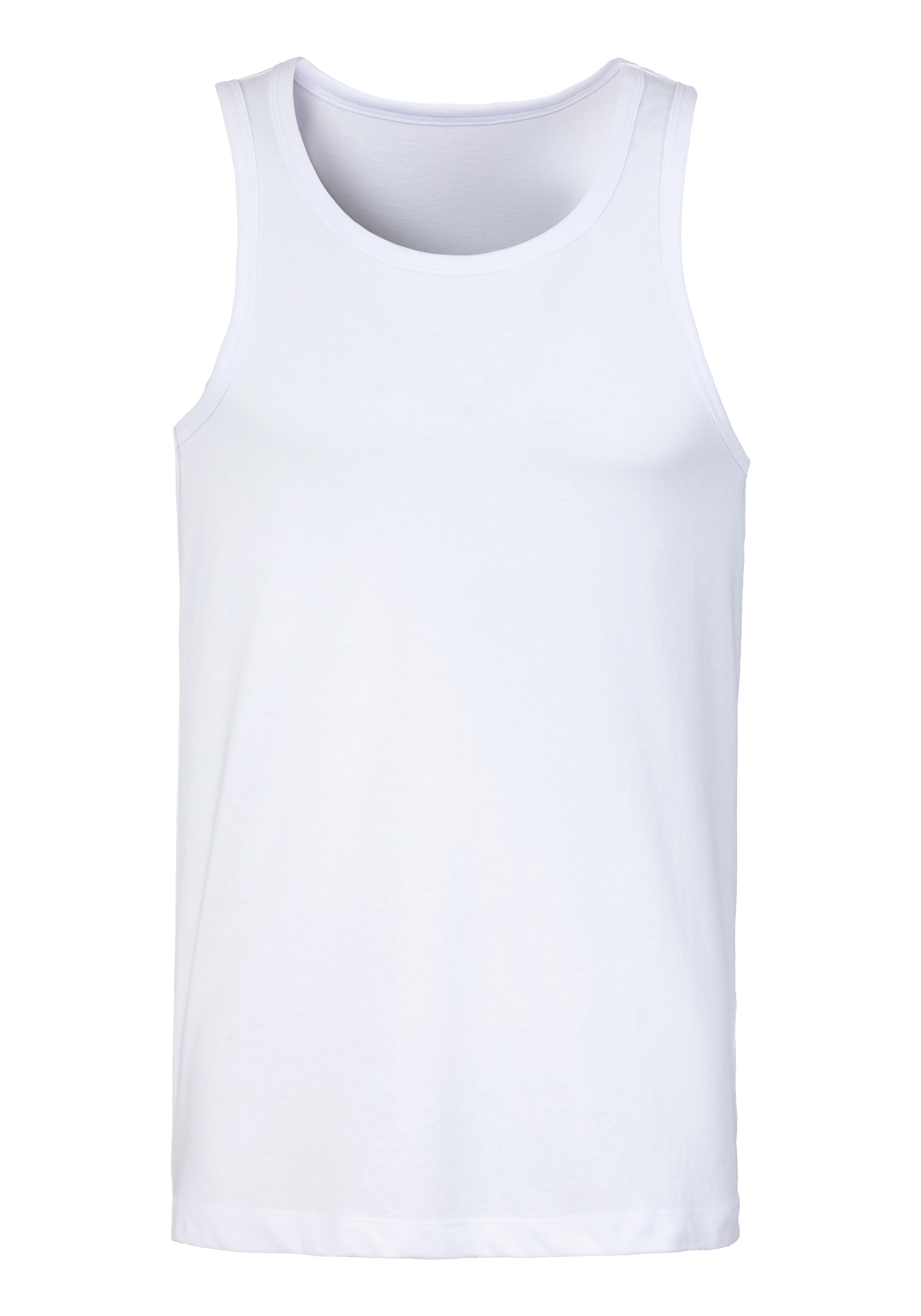 John Devin Tanktop, (Packung, 2 tlg.), in schöner Melange-Optik