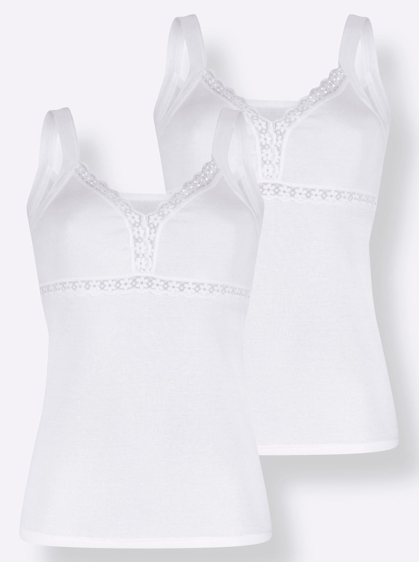 Thumbnail - wäschepur BH-Hemd Einzelpackung, 2 Stk.