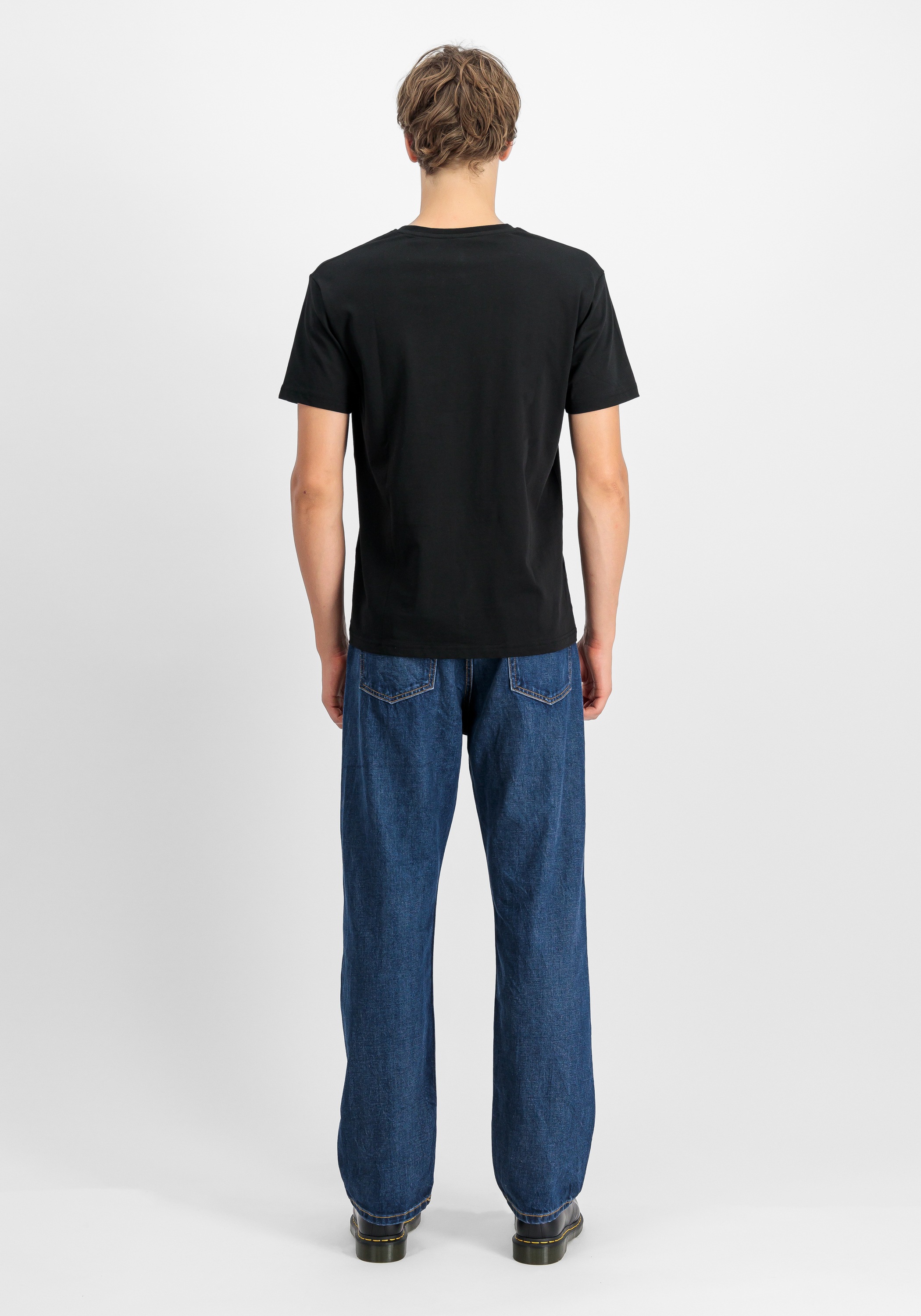 Alpha Industries Basic T-Shirt SL TPU Black Size M 3