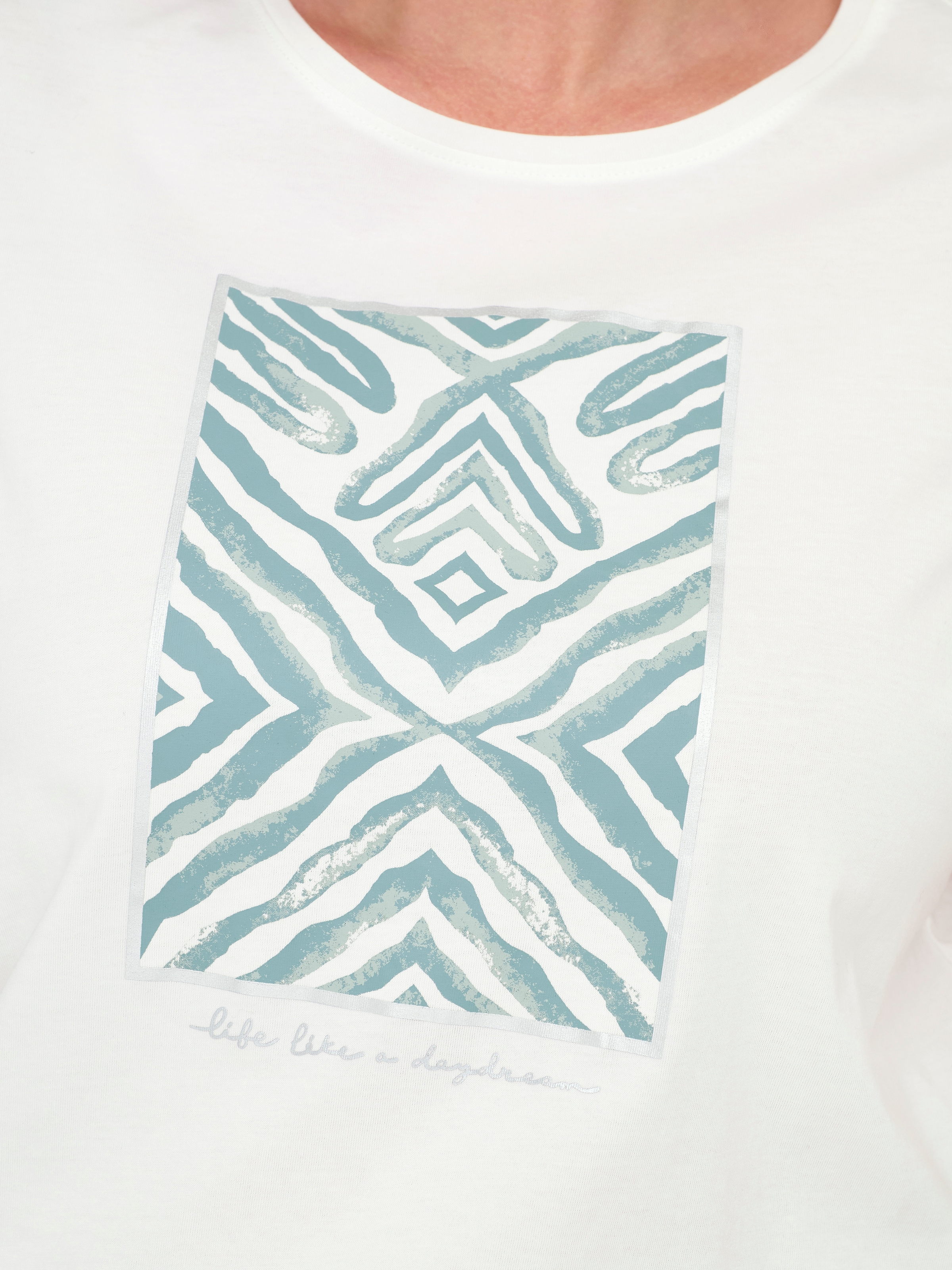 ONLY CARMAKOMA Kurzarmshirt »CARBOOSTERY LIFE SS REG TEE JRS BS«