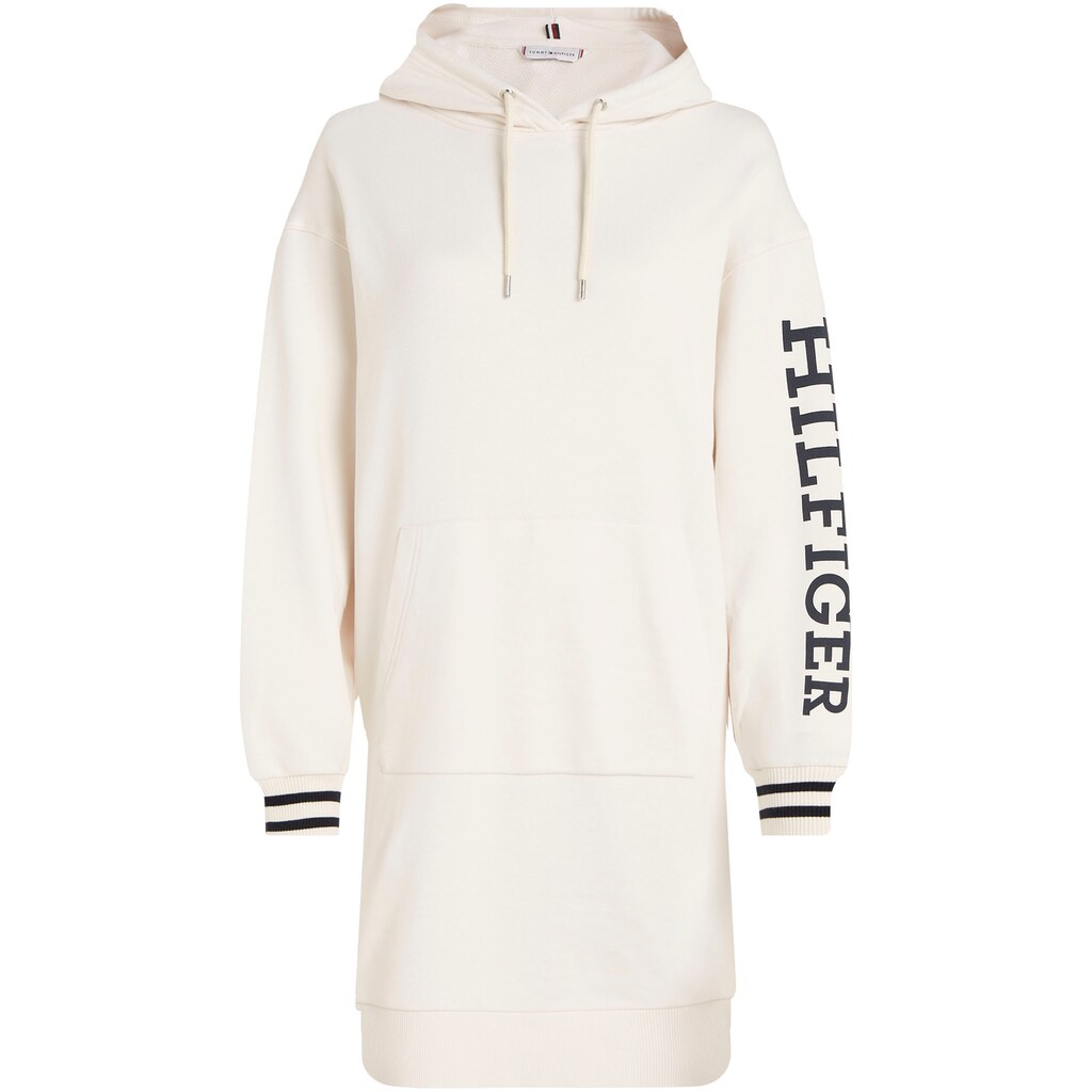 Tommy Hilfiger Sweatkleid »REG MONOTYPE SLV HOOD SHORT DRS«