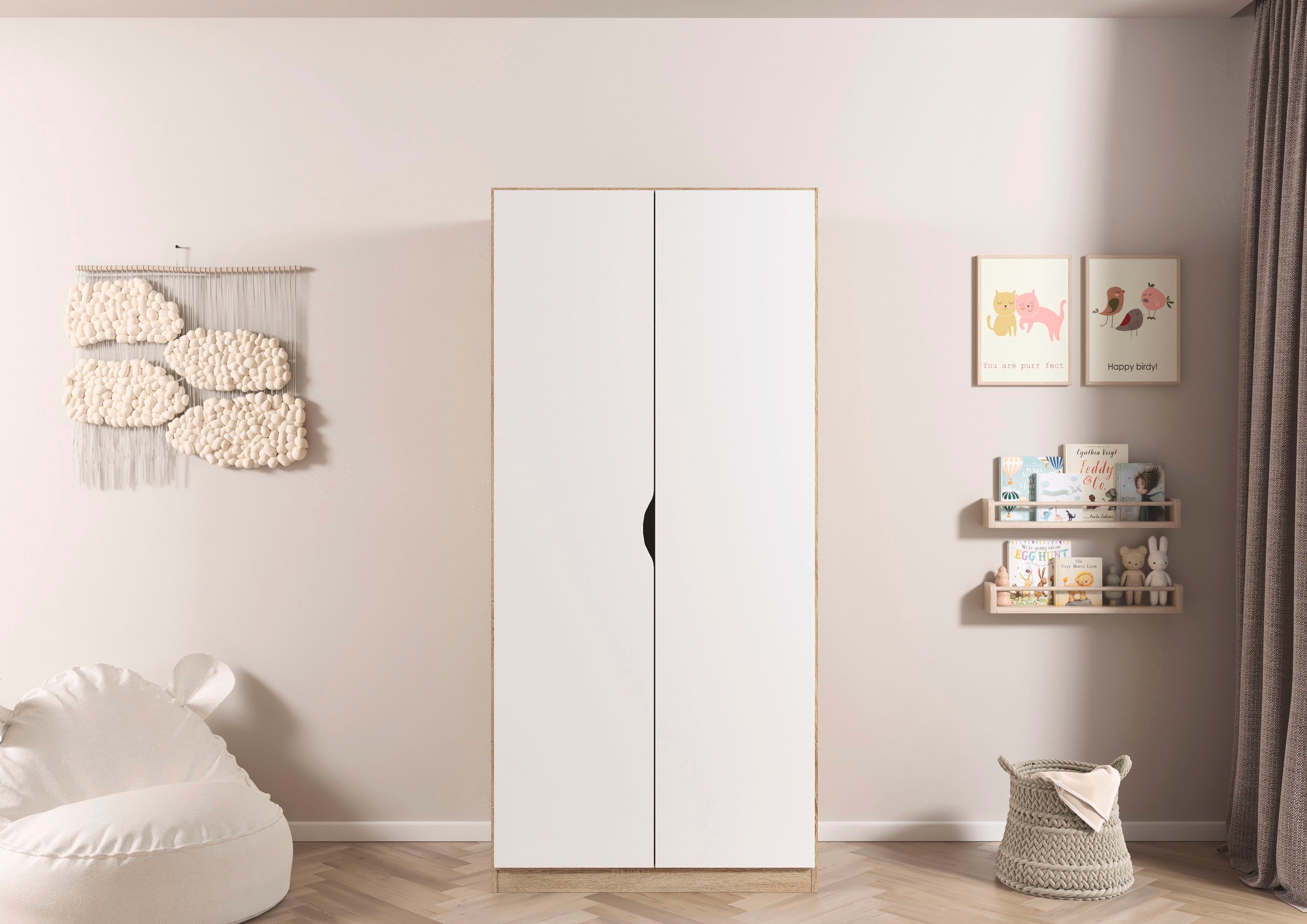 rauch Kleiderschrank "Freising" Türen mit Griffmulden günstig online kaufen