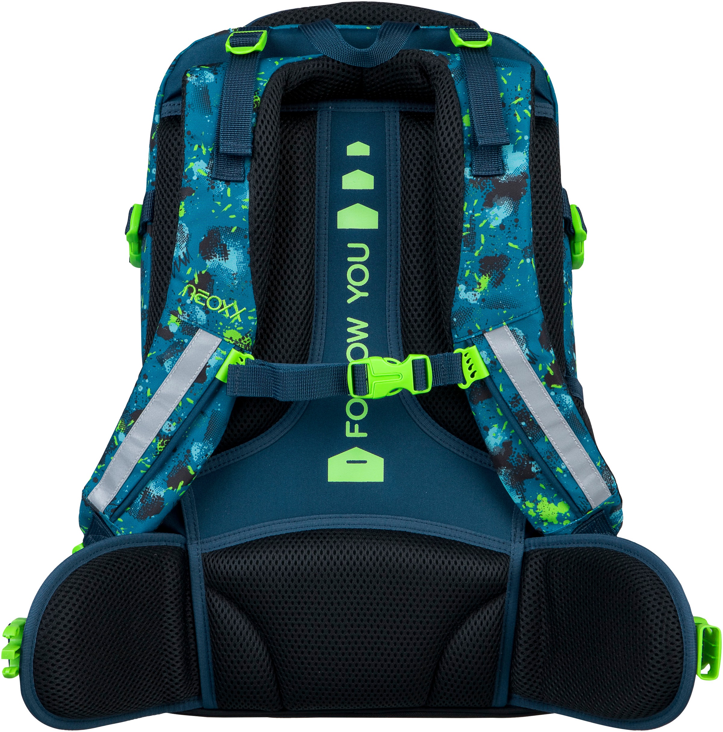 neoxx Schulrucksack »Active Pro, Petrol Extreme«