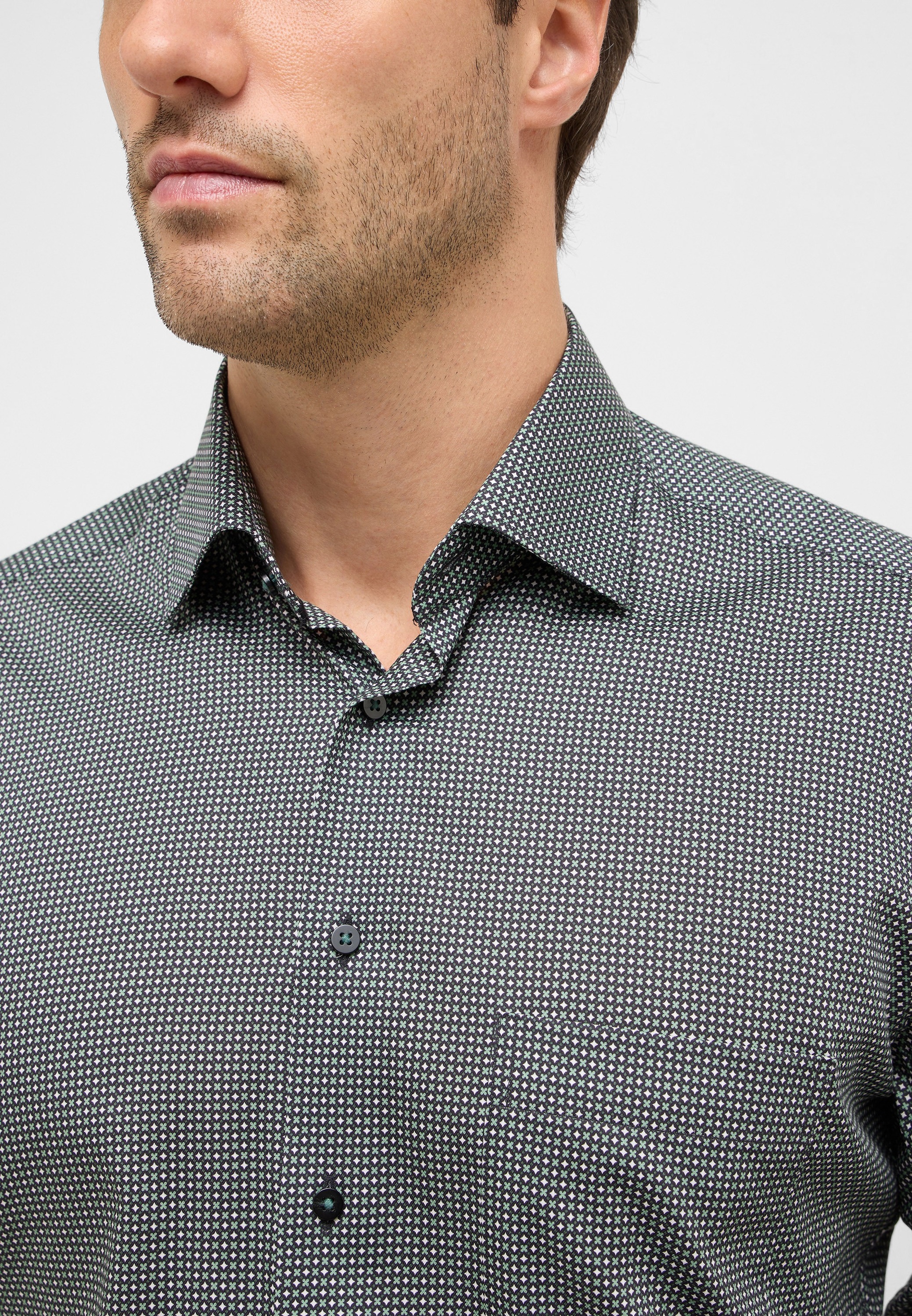 Thumbnail - Eterna Langarmhemd "MODERN FIT" NON IRON (bügelfrei)