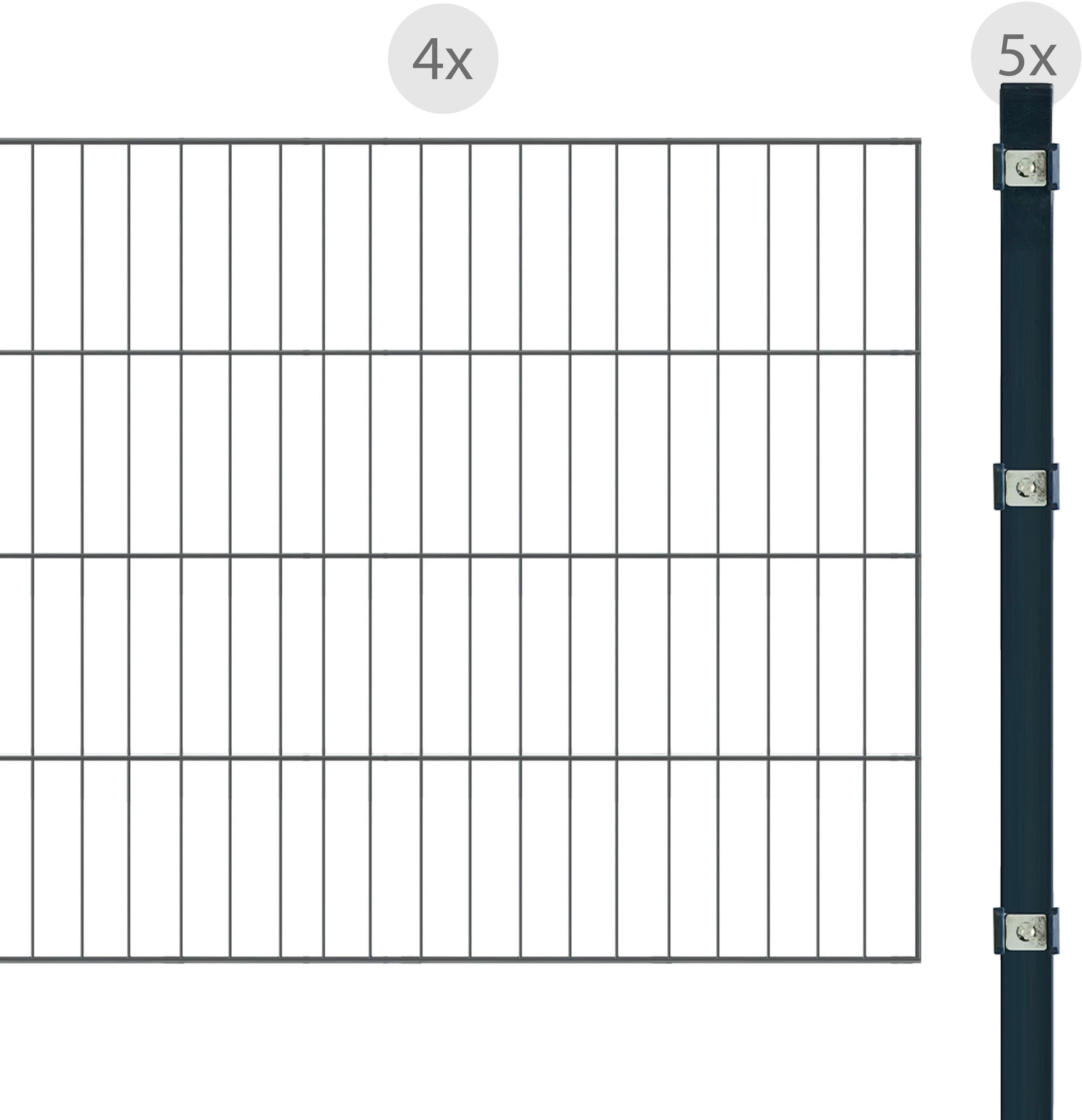 Arvotec Einstabmattenzaun »ESSENTIAL 80 zum Einbetonieren«, Zaunhöhe 80 cm, Zaunlänge 2 - 60 m