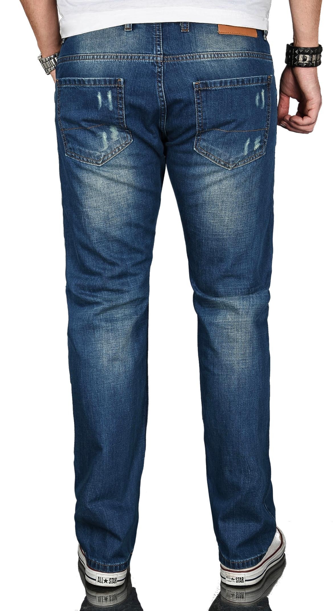 Alessandro Salvarini Regular-fit-Jeans »ASJulio«, mit geradem Bein