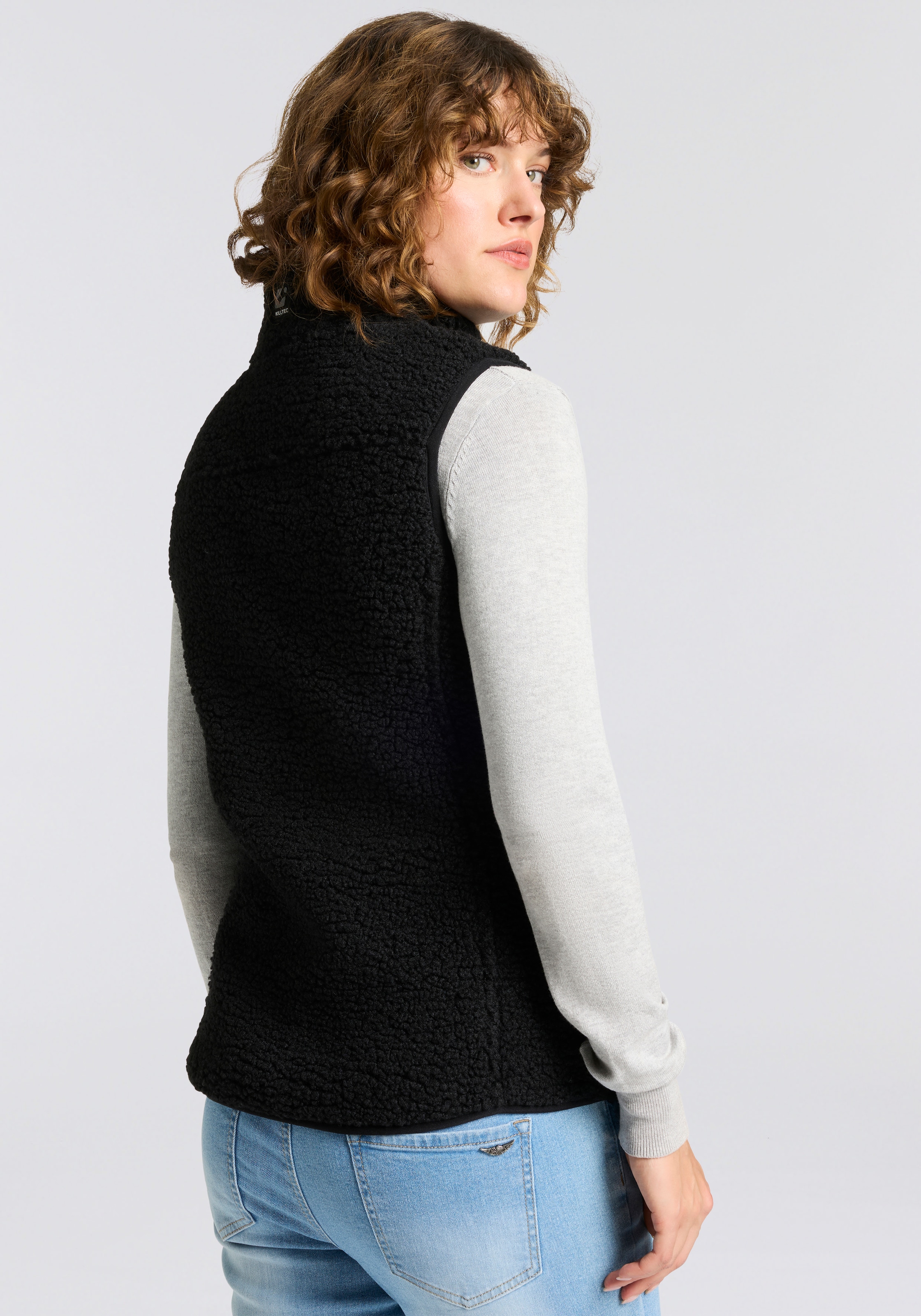 Killtec Fleeceweste »KOW 7 WMN VST« für den Übergang aus Stretchmaterial, mit Stehkragen, sportlicher Stil