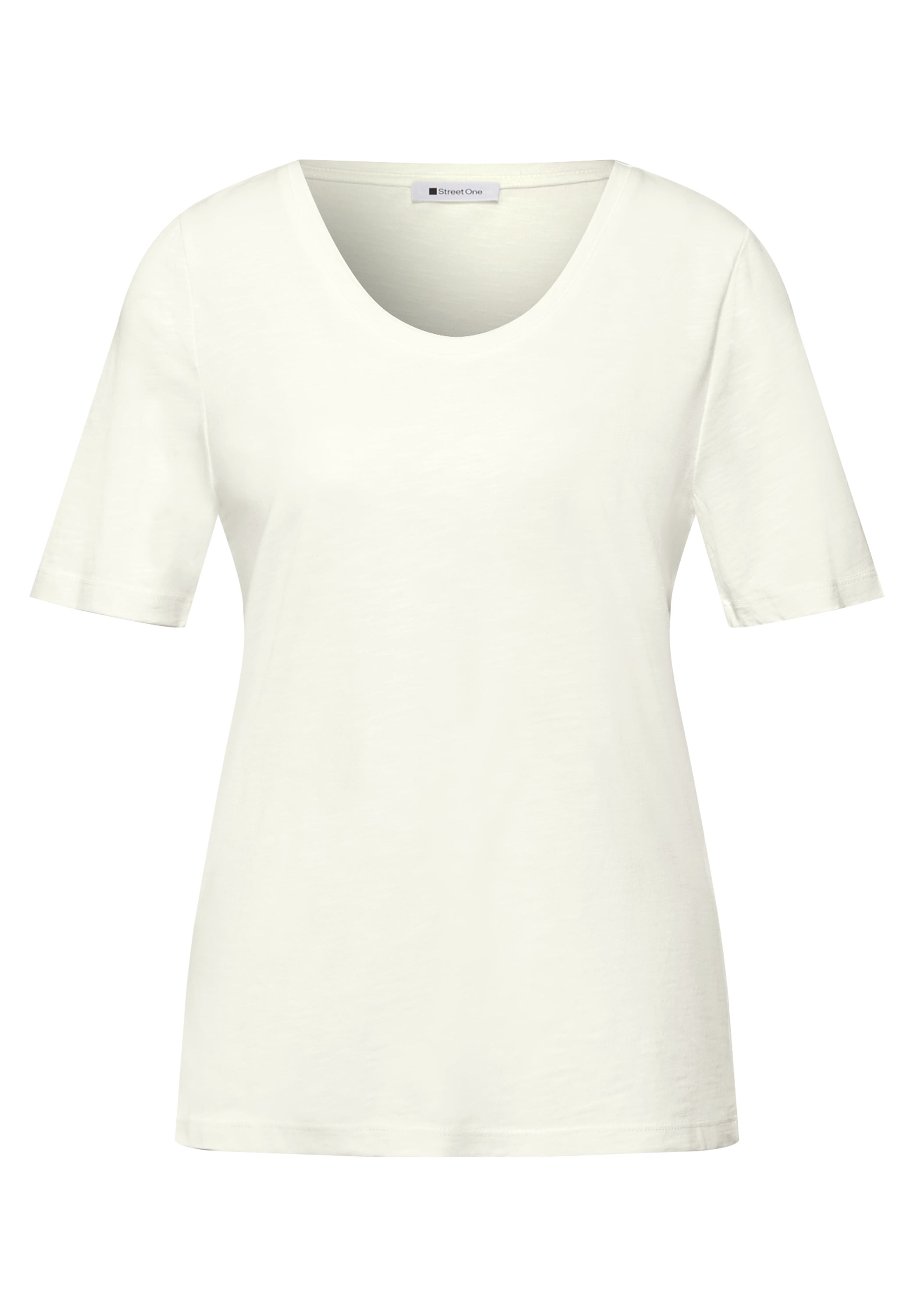 STREET ONE T-Shirt »Style Gerda« mit femininem V-Ausschnitt