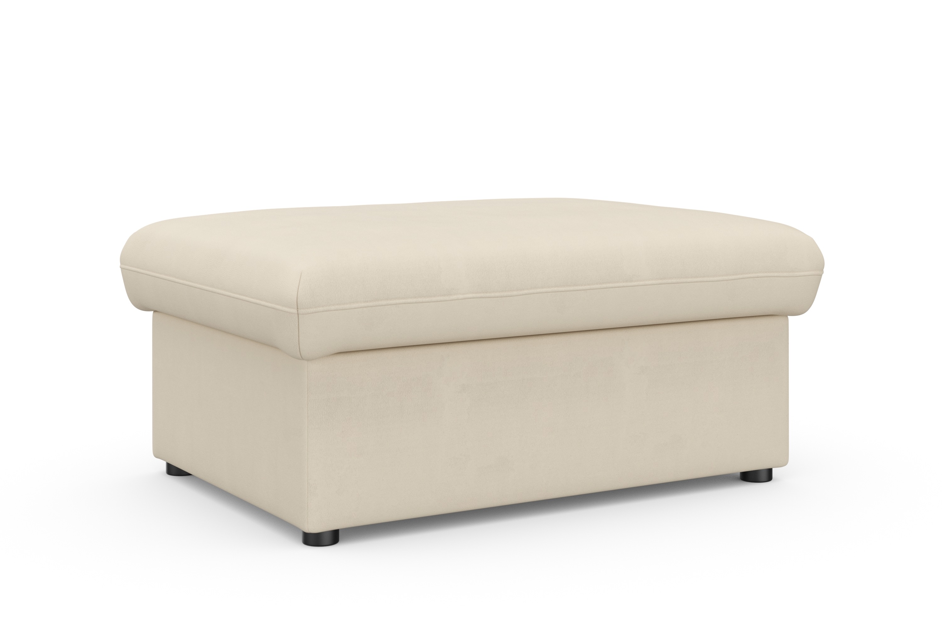 Thumbnail - DOMO collection Hocker "Topper", mit Wellenunterfederung, auf Kunststoffgleitern