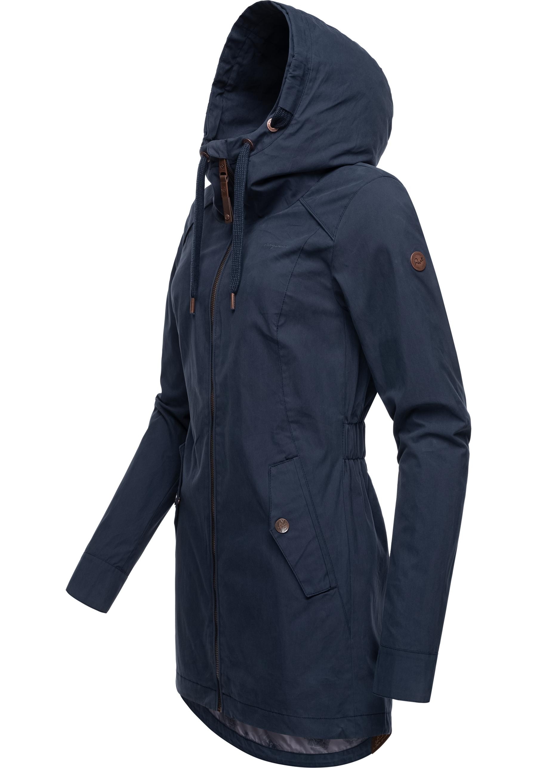 Ragwear Outdoorjacke »Mondda«, mit Kapuze, schicker Damen Übergangsparka  mit tollen Details bestellen | BAUR