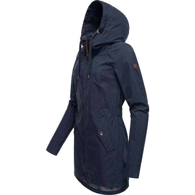 Ragwear Outdoorjacke »Mondda«, mit Kapuze, schicker Damen Übergangsparka  mit tollen Details bestellen | BAUR