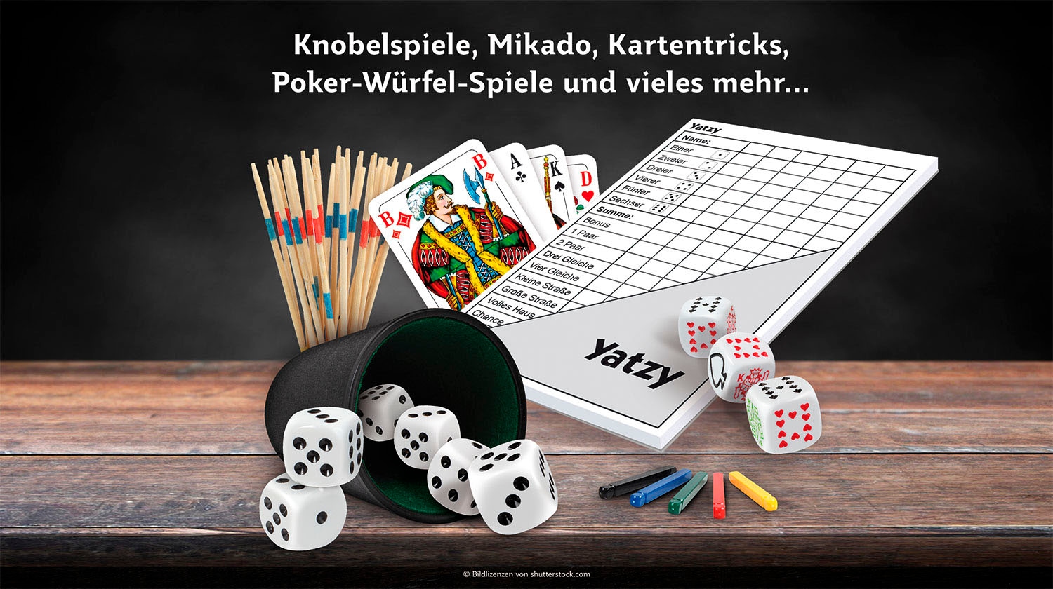 Cartamundi Spielesammlung »Würfel- und Kartenbox« Made in Germany