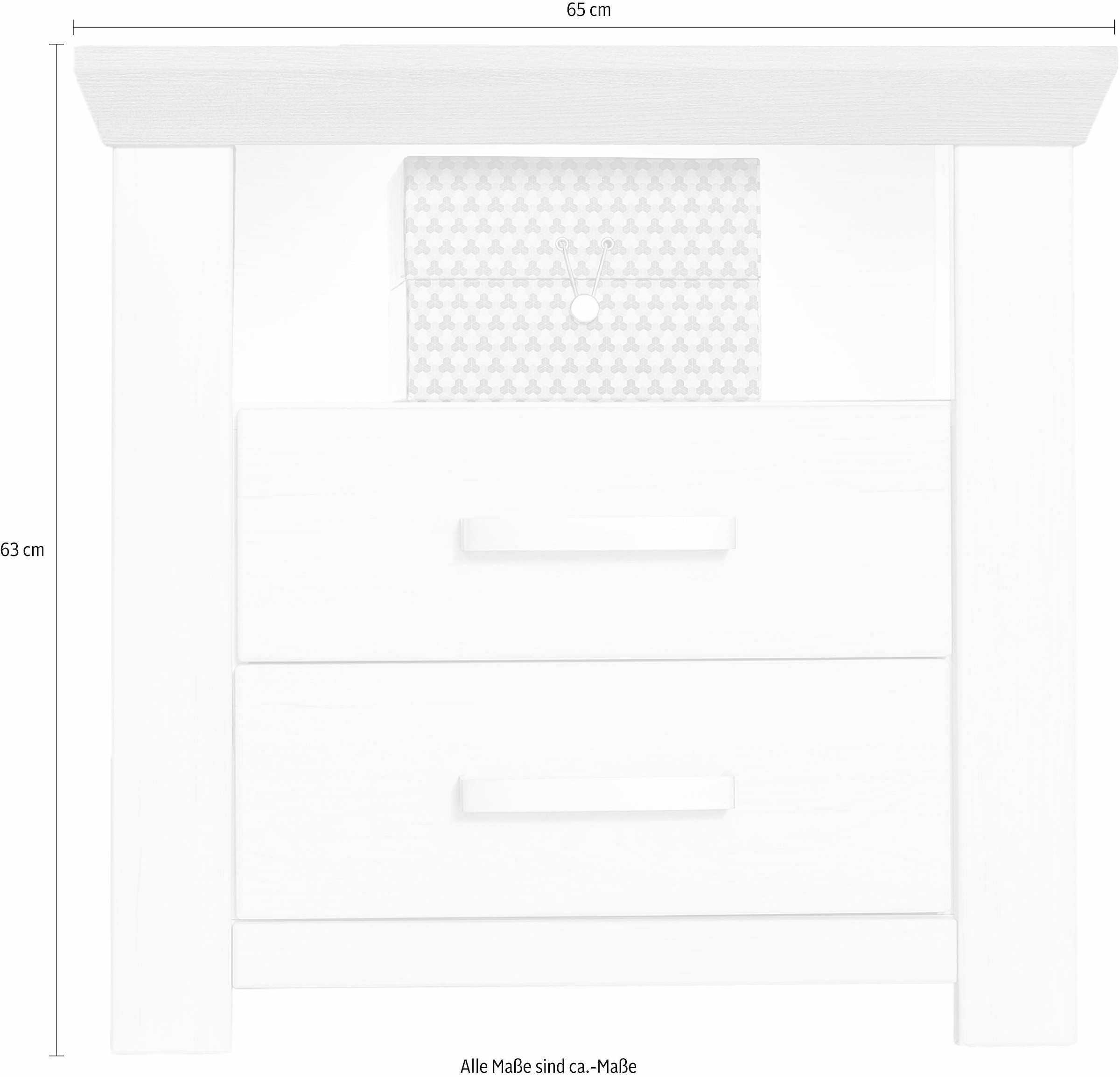 Breite »Oakland«, 65 one by Typ set Schubkästen, Pino-Aurelio-Nachbildung, mit Nachtkonsole 2 BAUR | cm 69, Musterring