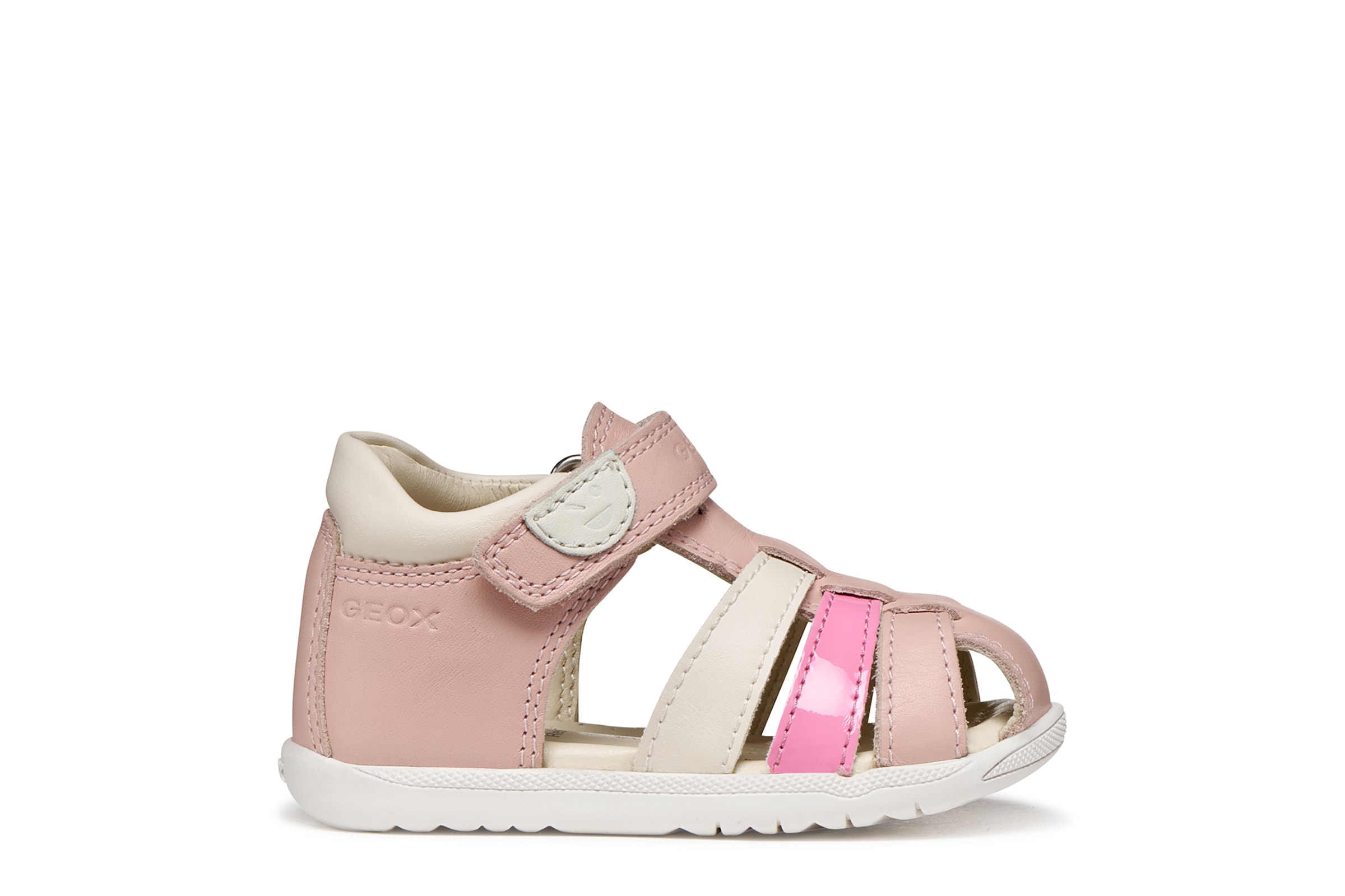 Geox Lauflernschuh »B SANDAL MACCHIA GIR«  Babyschuh mit Klettverschluss, Größenschablone zum Download