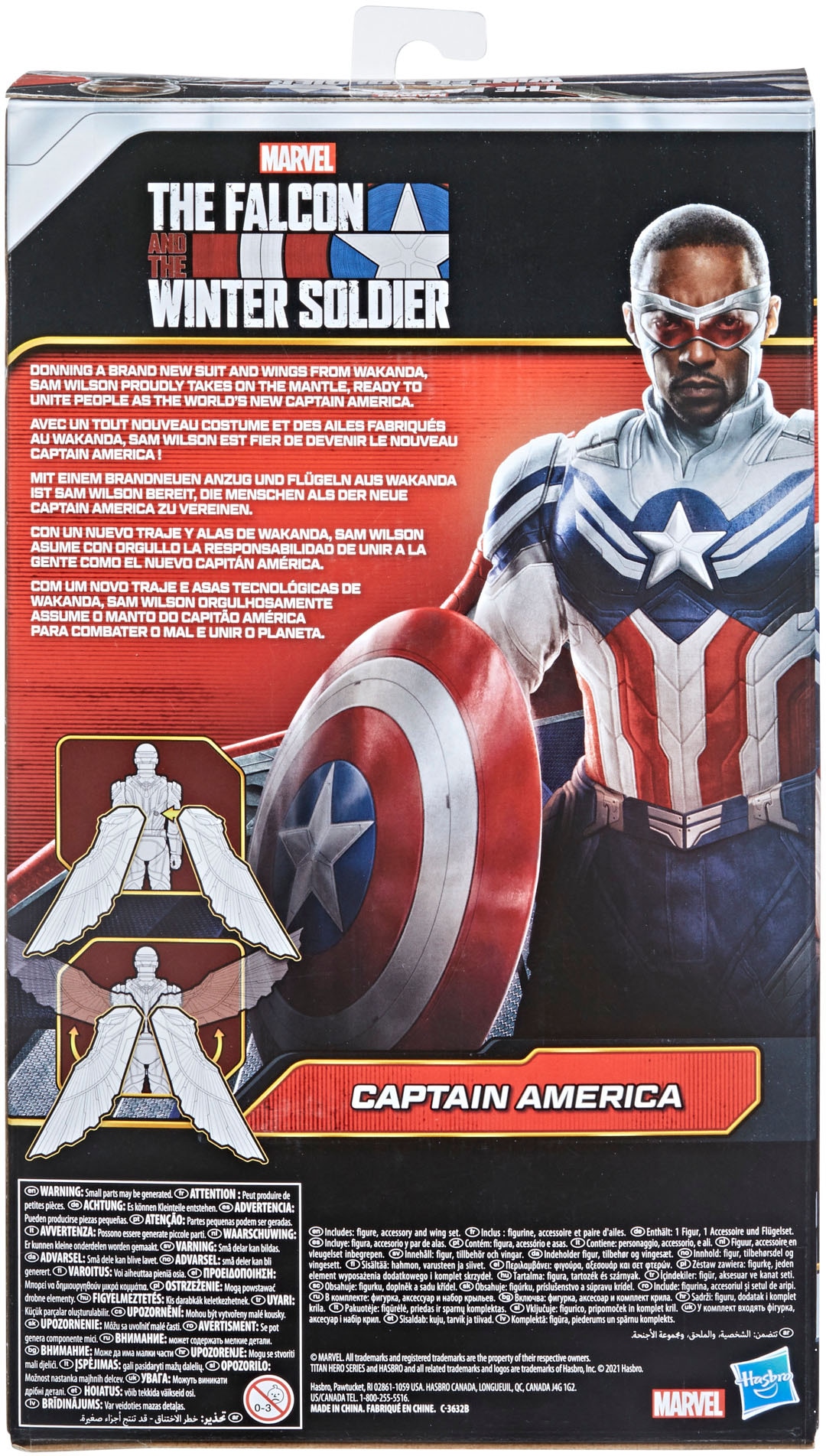 Hasbro Actionfigur »Marvel Avengers Titan Hero Captain America«