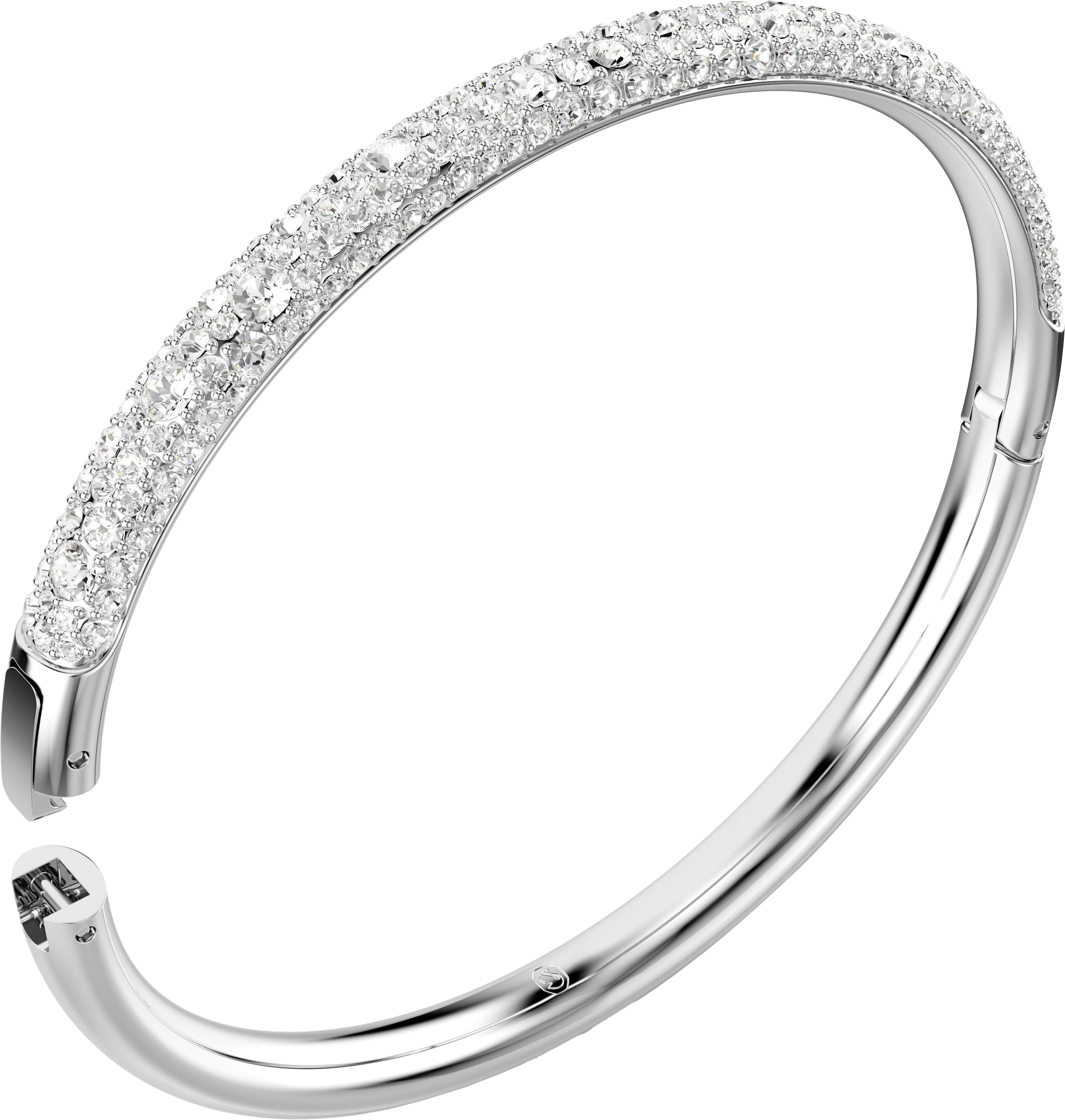 Armreif »Meteora, Schnee-Pavé, 5684241, 5688611, 5688612«, mit Swarovski® Kristall