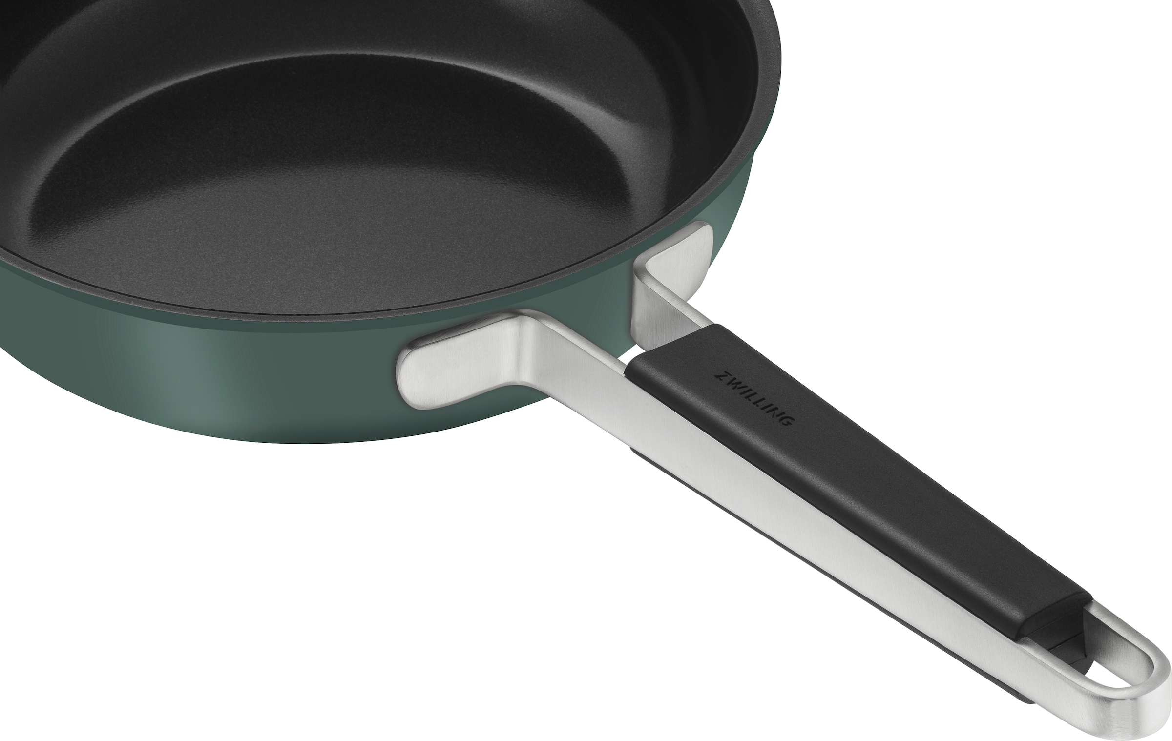 Zwilling Bratpfanne »Pure«, Edelstahl 18/10, (1 tlg.), Keramikbeschichtung, Stay-Cool Griffe, Edelstahl