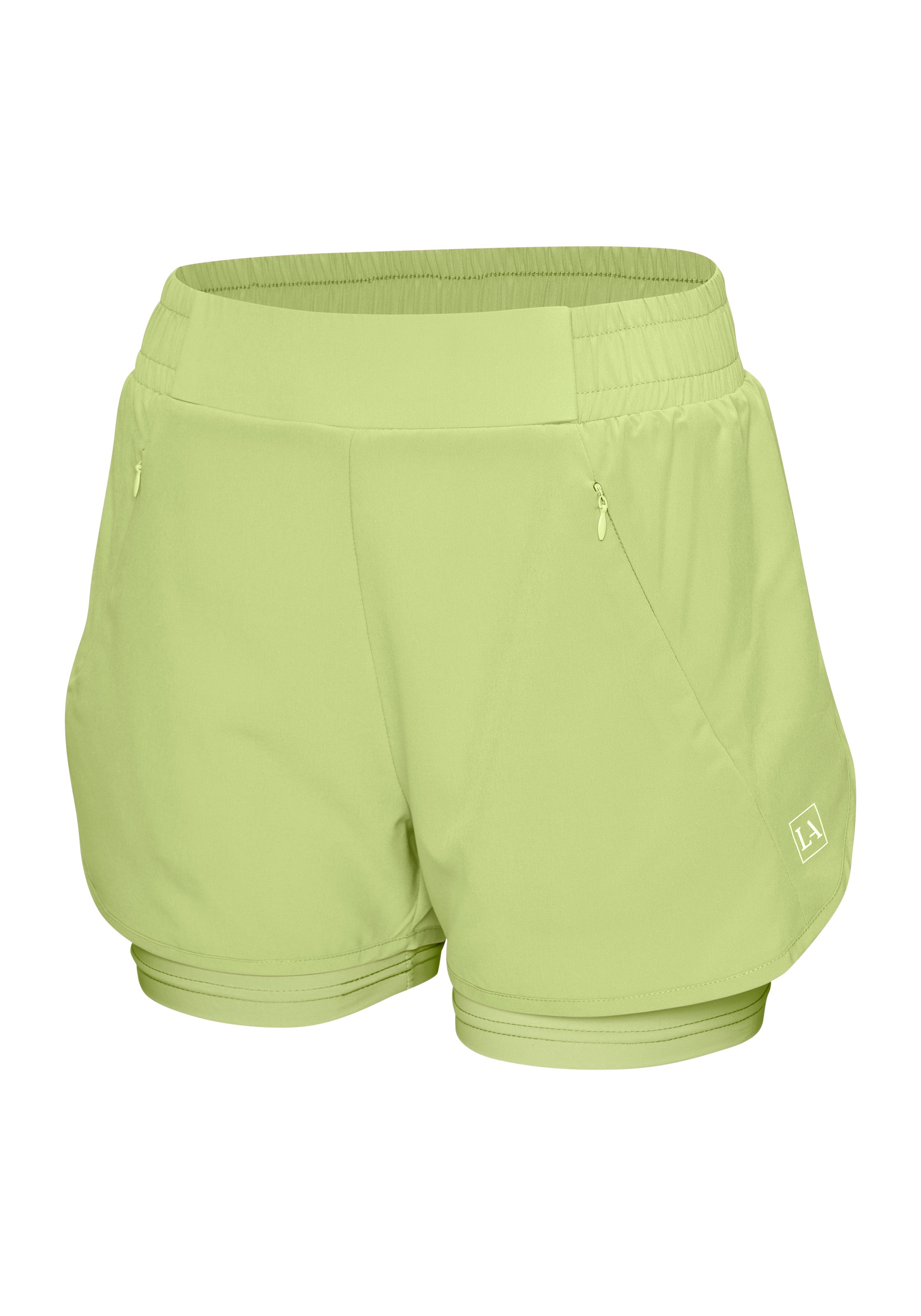 LASCANA ACTIVE 2-in-1-Shorts  im Layer-Design
