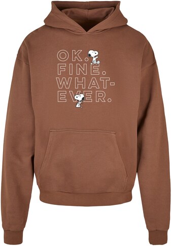 Kapuzensweatshirt »Merchcode Herren Peanuts - Ok Fine Whatever Ultra Heavy Hoody«, (1...