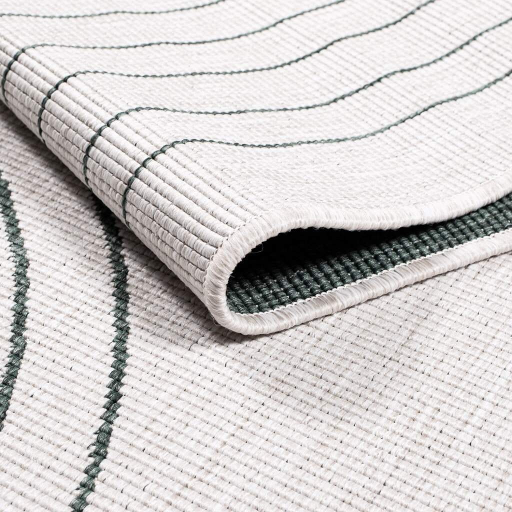 Carpet City Outdoorteppich »DUO RUG 5739«, rund, 5 mm Höhe, Wendeteppich Wetterfest In- & Outdoor, Balkon, Terrasse, Wohnzimmer
