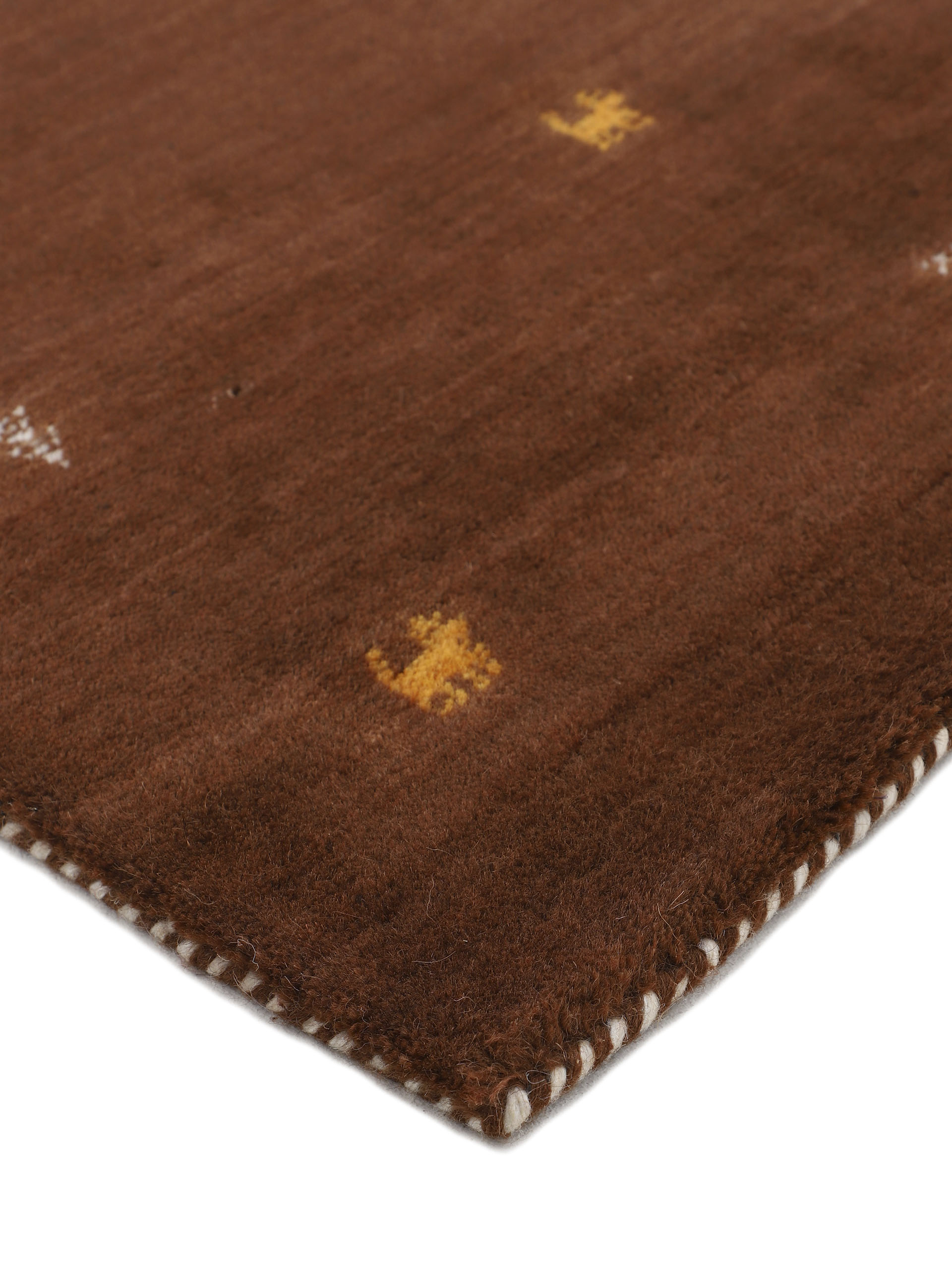 Thumbnail - carpetfine Wollteppich "Gabbeh Uni, auch als Läufer erhältlich", rechteckig, 15 mm Höhe, reine Wolle, handgewebt, Gabbeh...