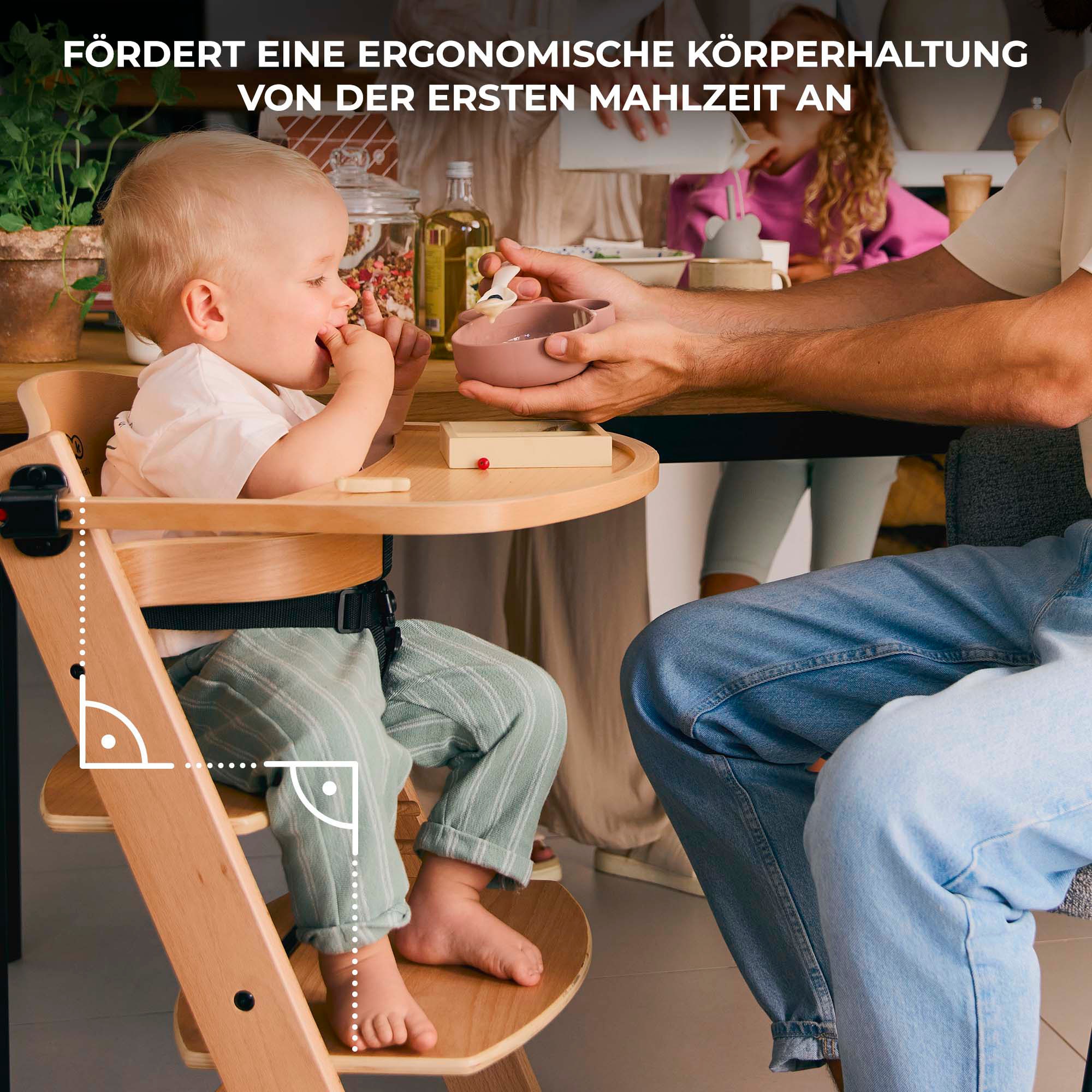 Kinderkraft Kombihochstuhl »ENOCK«, mitwachsend