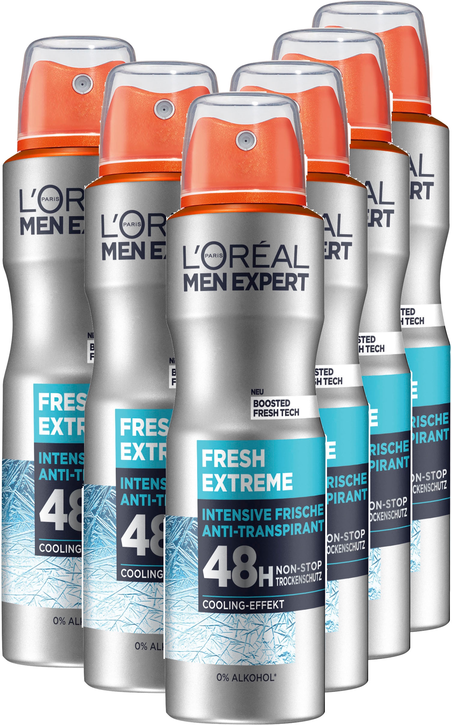 L\'ORÉAL PARIS MEN EXPERT Deo-Spray »Deo Spray Fresh Extreme«, (Packung, 6  tlg.) kaufen | BAUR