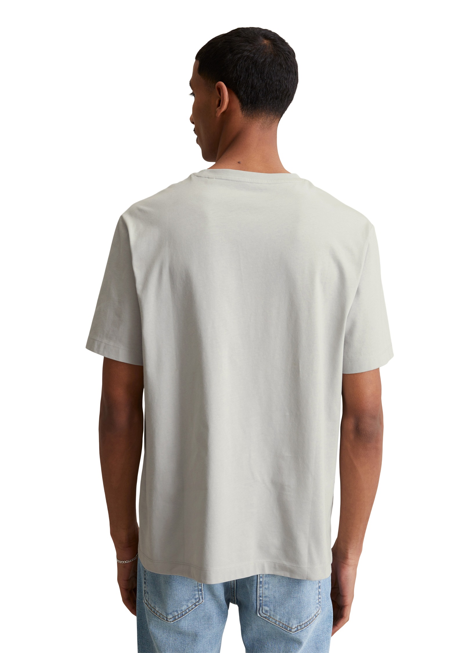 Marc O'Polo DENIM T-Shirt Ein dezenter Logo-Print auf der Brust günstig online kaufen