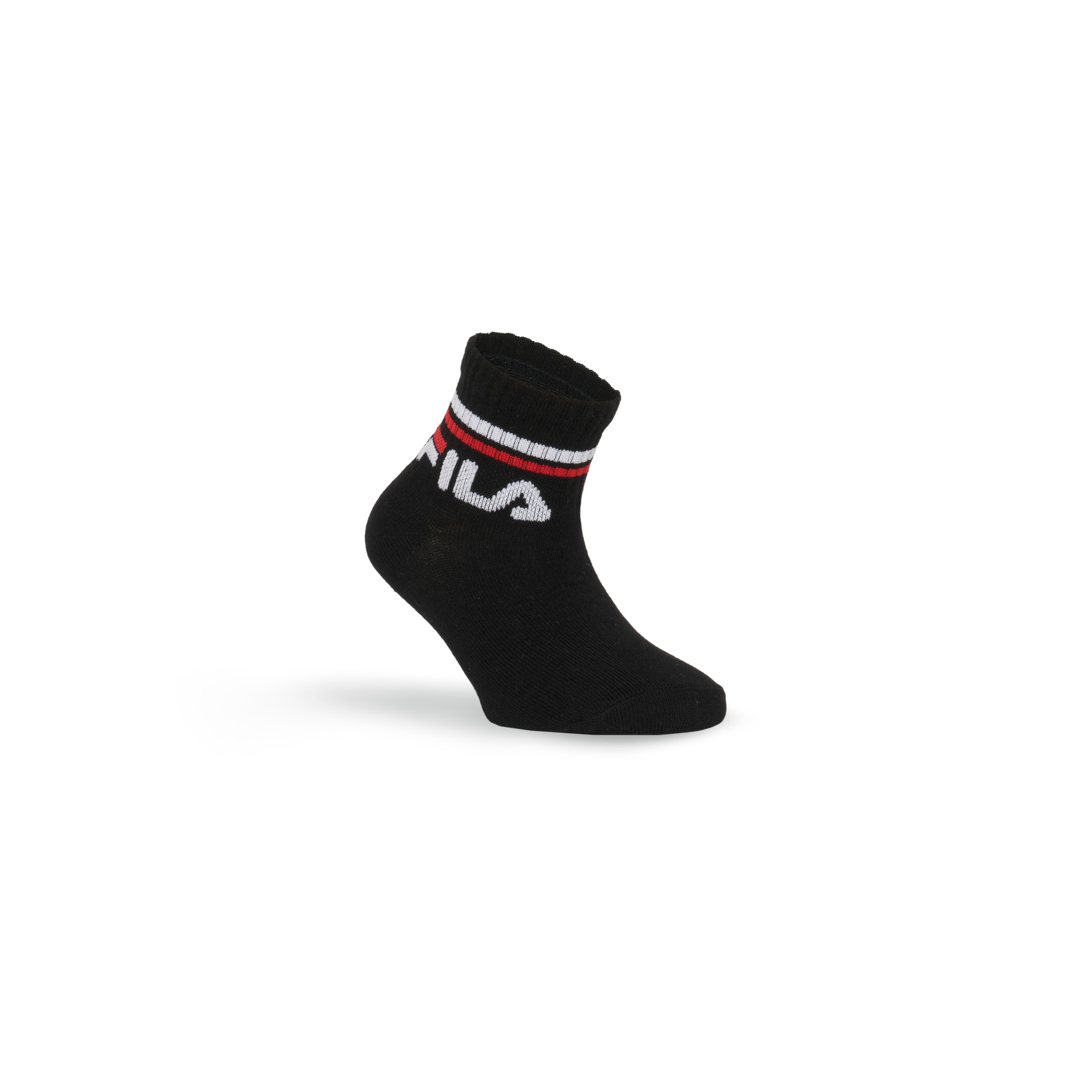 Thumbnail - Fila Kurzsocken "JUNIOR UNISEX QUARTER PLAIN SOCKS", (6 Paar), mit eingestricktem Logo im Bündchen, Kindersocken
