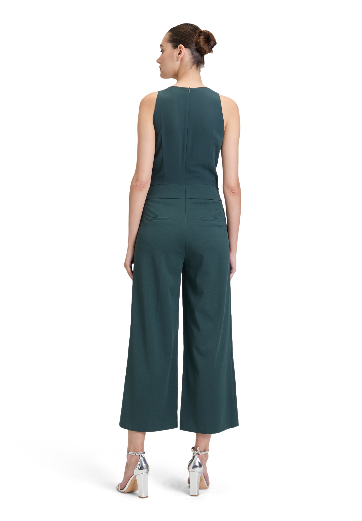 Vera Mont 7/8-Overall »Vera Mont Jumpsuit mit Bindegürtel«, (1 tlg.)