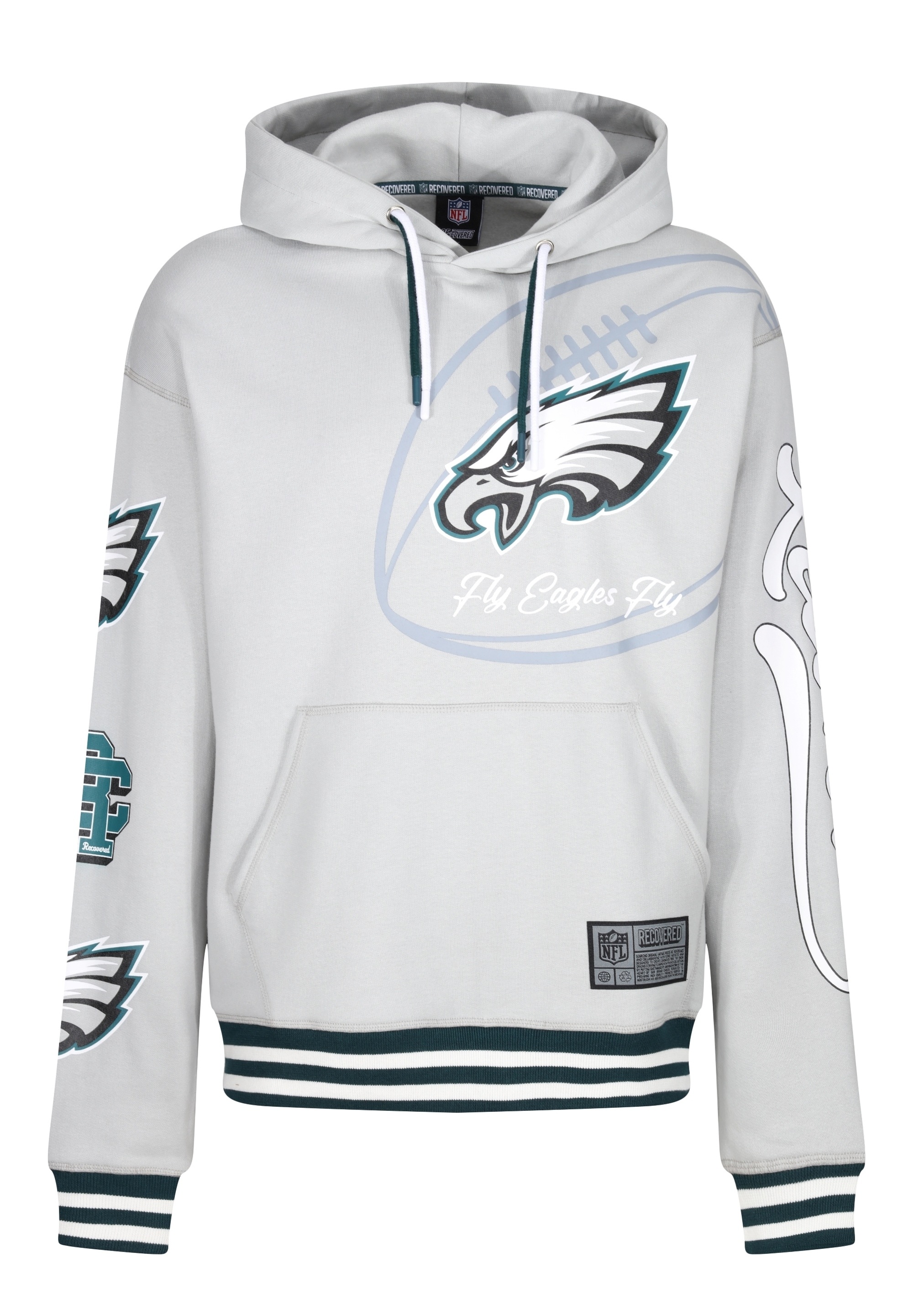 Recovered Kapuzensweatshirt »NFL Eagles Fly«, für alle Philadelphia Eagles-Fans