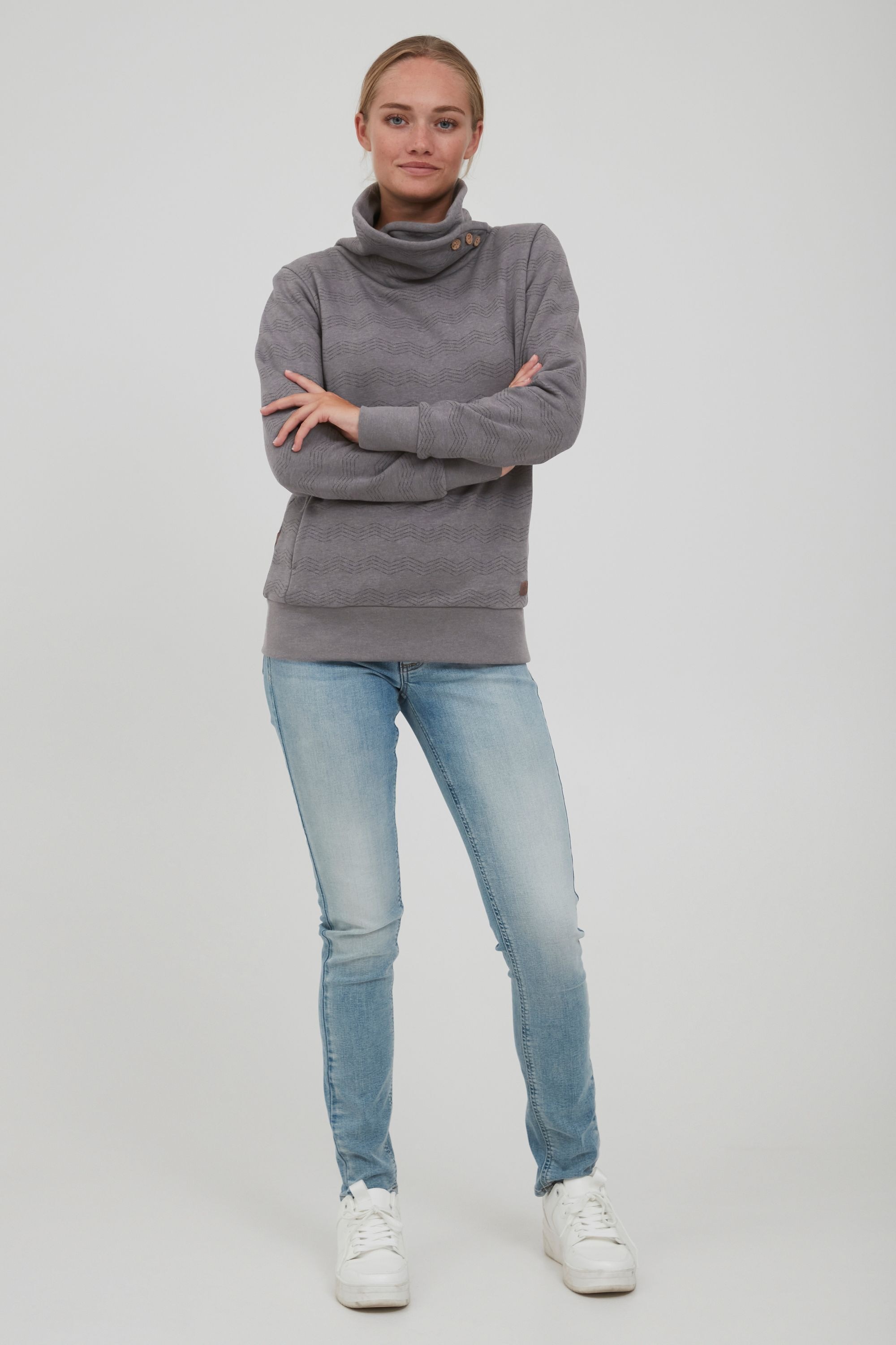 OXMO Rundhalspullover »Sweatshirt OXVernita«
