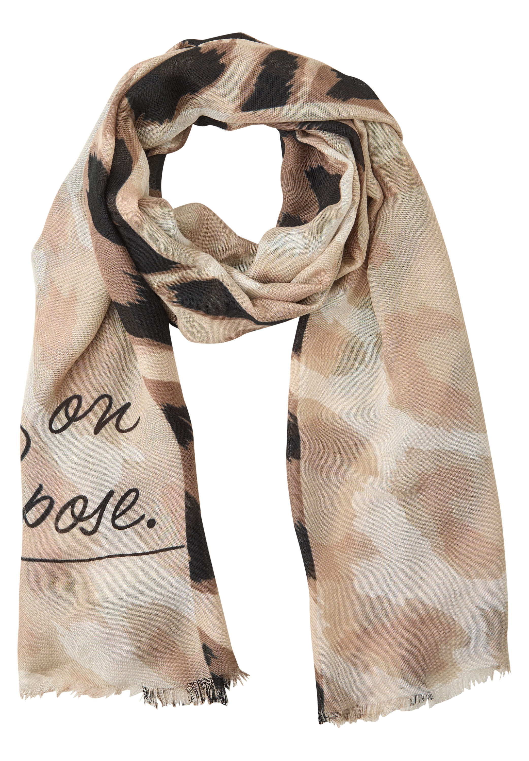 STREET ONE Schal mit Leo-Muster günstig online kaufen