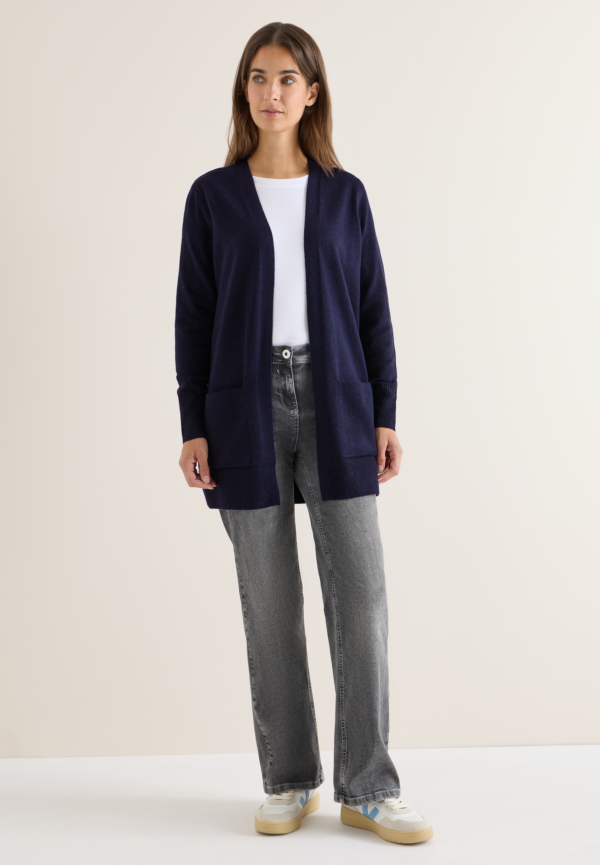 Cecil Longstrickjacke, aus softem Materialmix